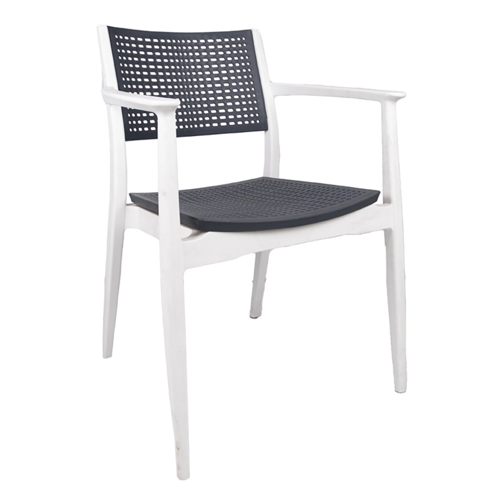 Della Irmak Sandalye Beyaz Antrasit