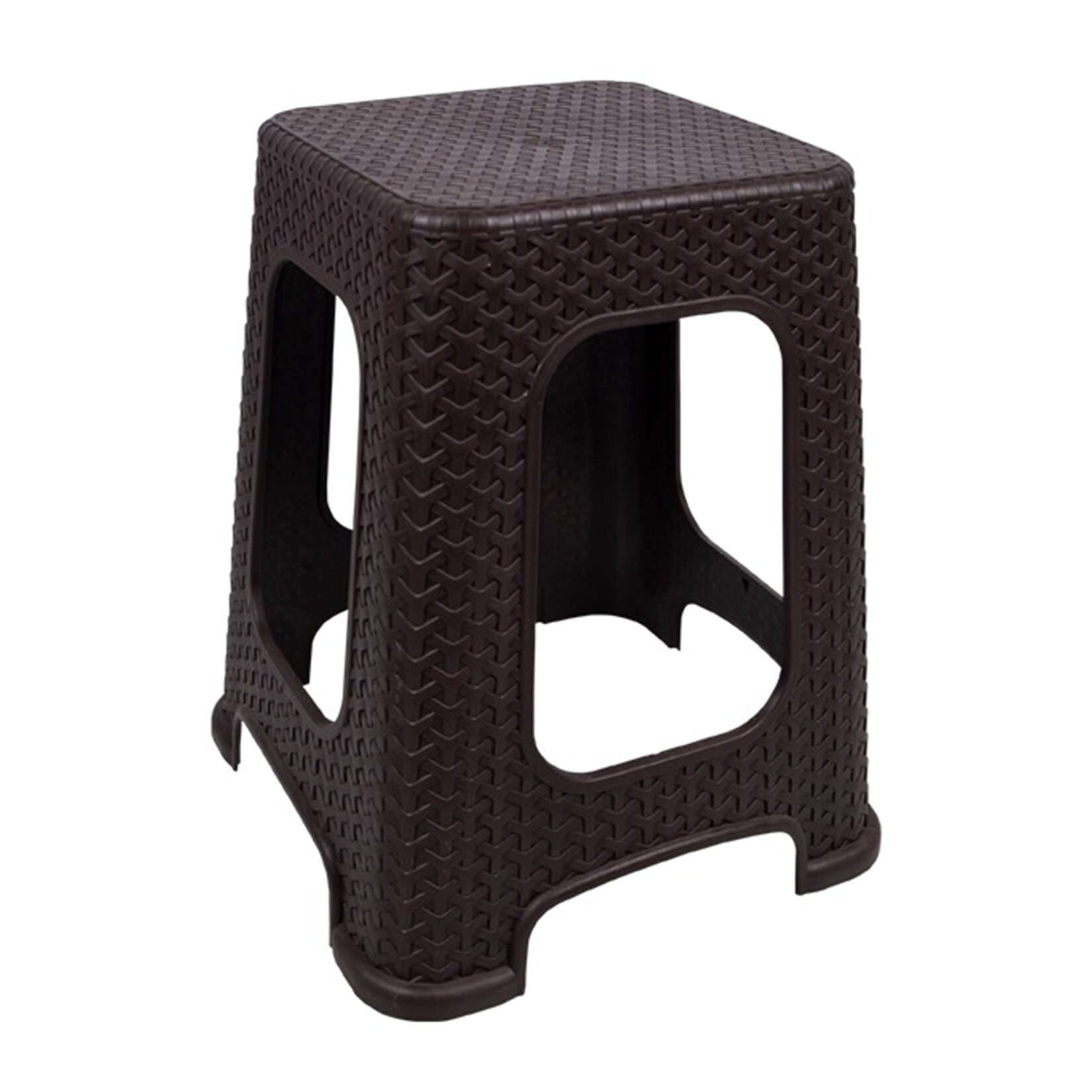 Della Star Rattan Tabure Büyük Kahve