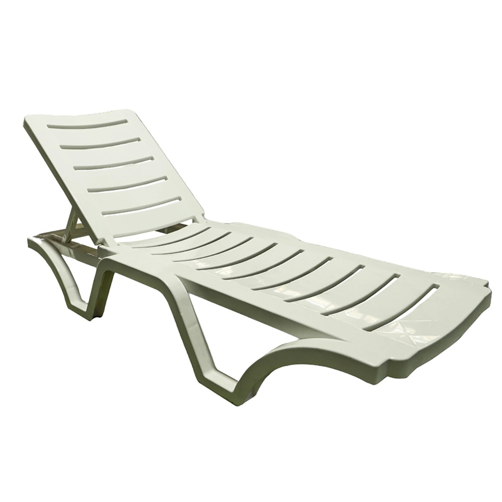 Della Monoblock Kum Şezlong Beyaz