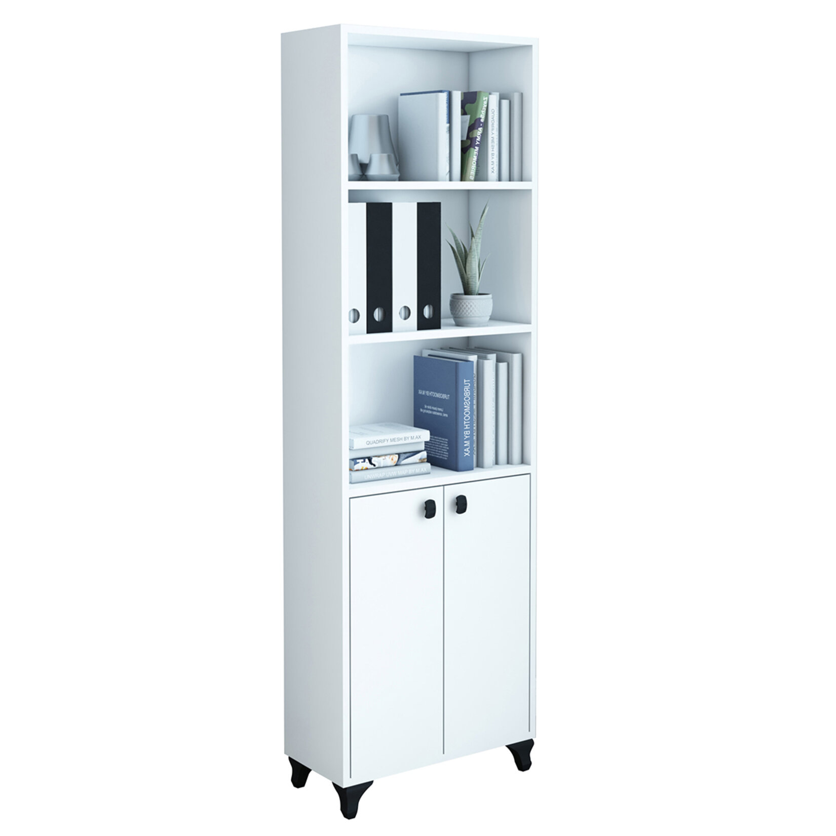 Viamart Kapaklı Kitaplık 55X150x26 Cm