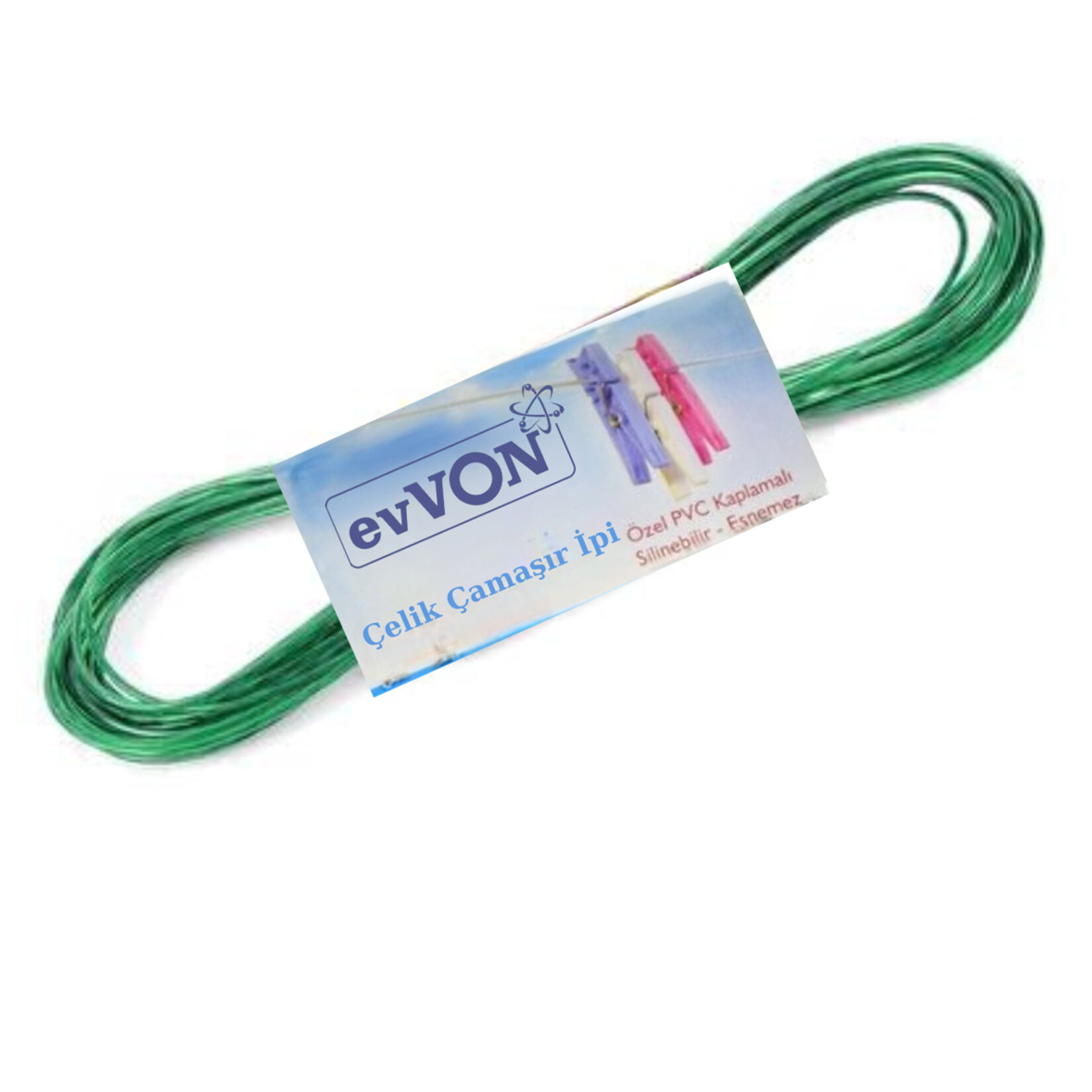 Evvon 10M Çelik Çamaşır İpi - Görsel 3