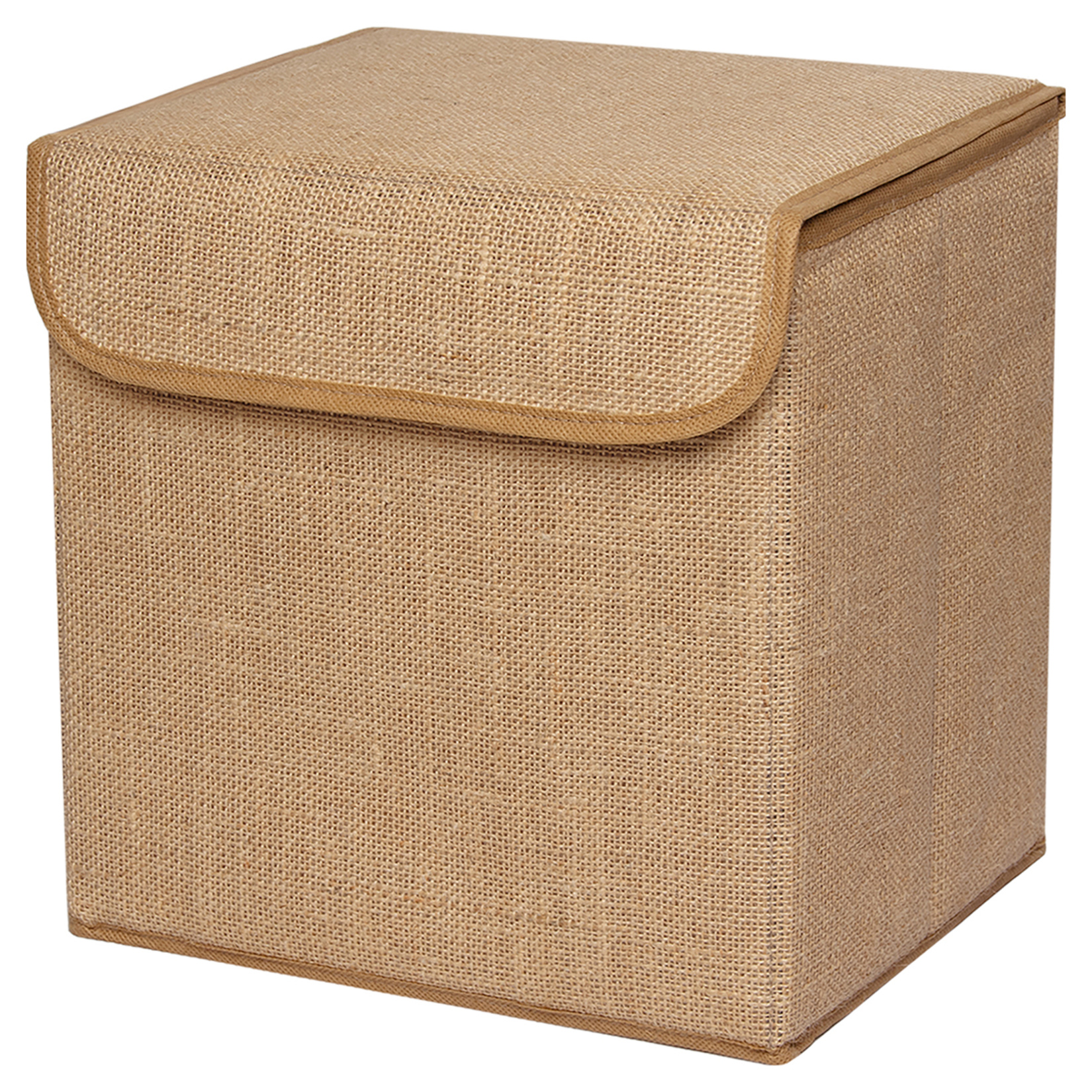 Tvl Home Jüt Organizer Kapaklı Kutu 25 x 30 x 30 Cm