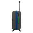 Nasa U.s Pp Antrasit Mavi Büyük Boy Valiz - Görsel 1