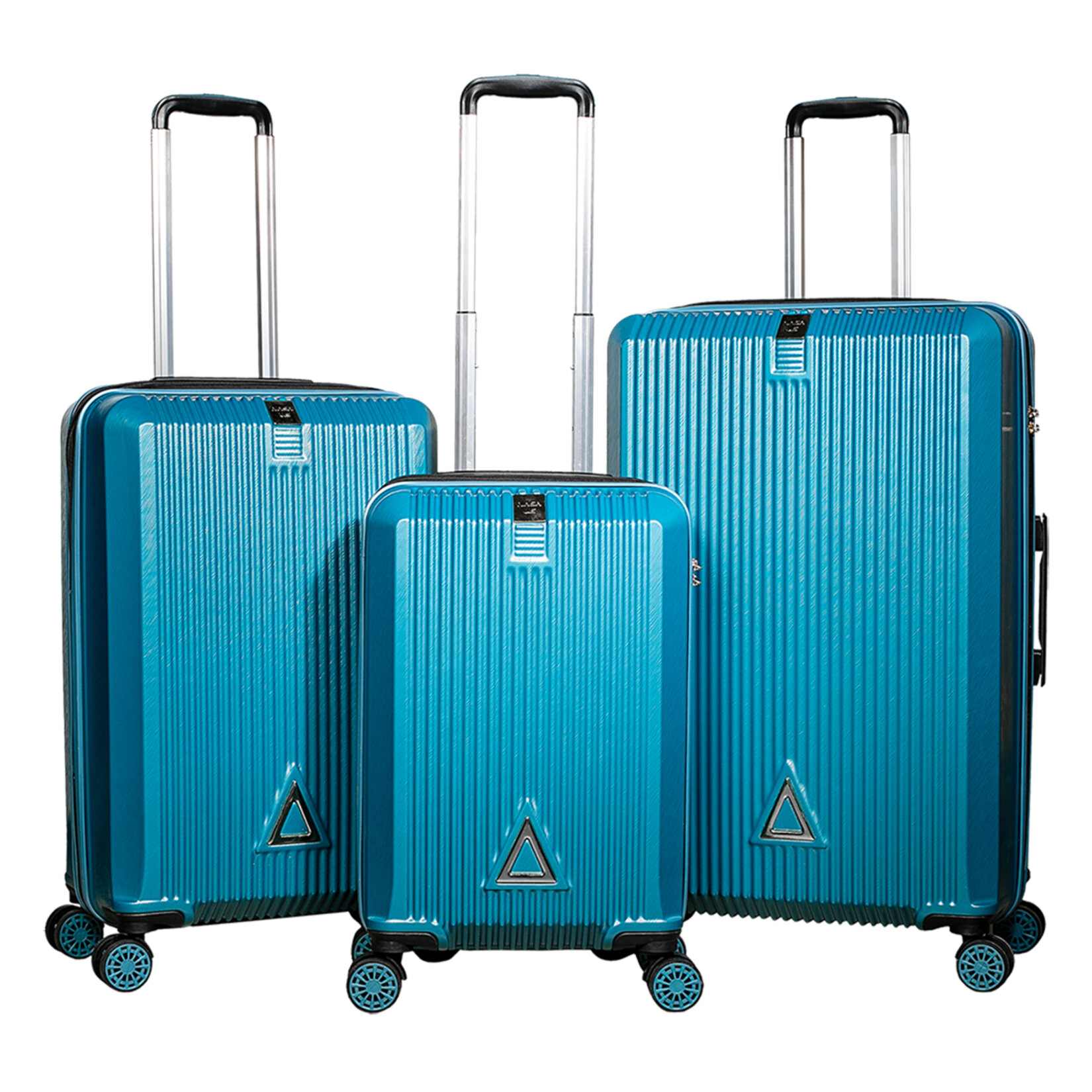 Nasa U.S Triangle Kabin Boy Valiz Blue Steel