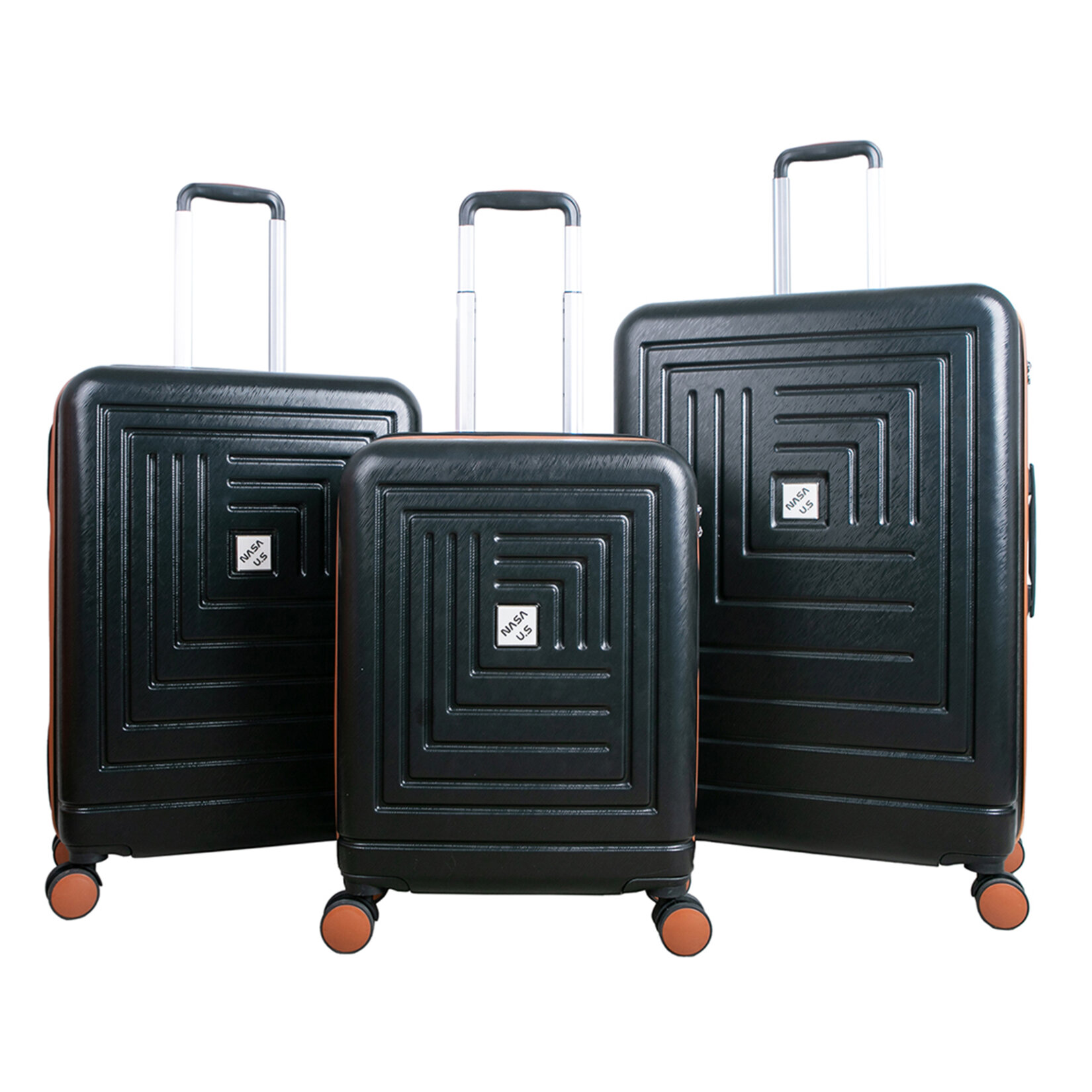 Nasa U.S Maze Siyah Kabin Boy Valiz