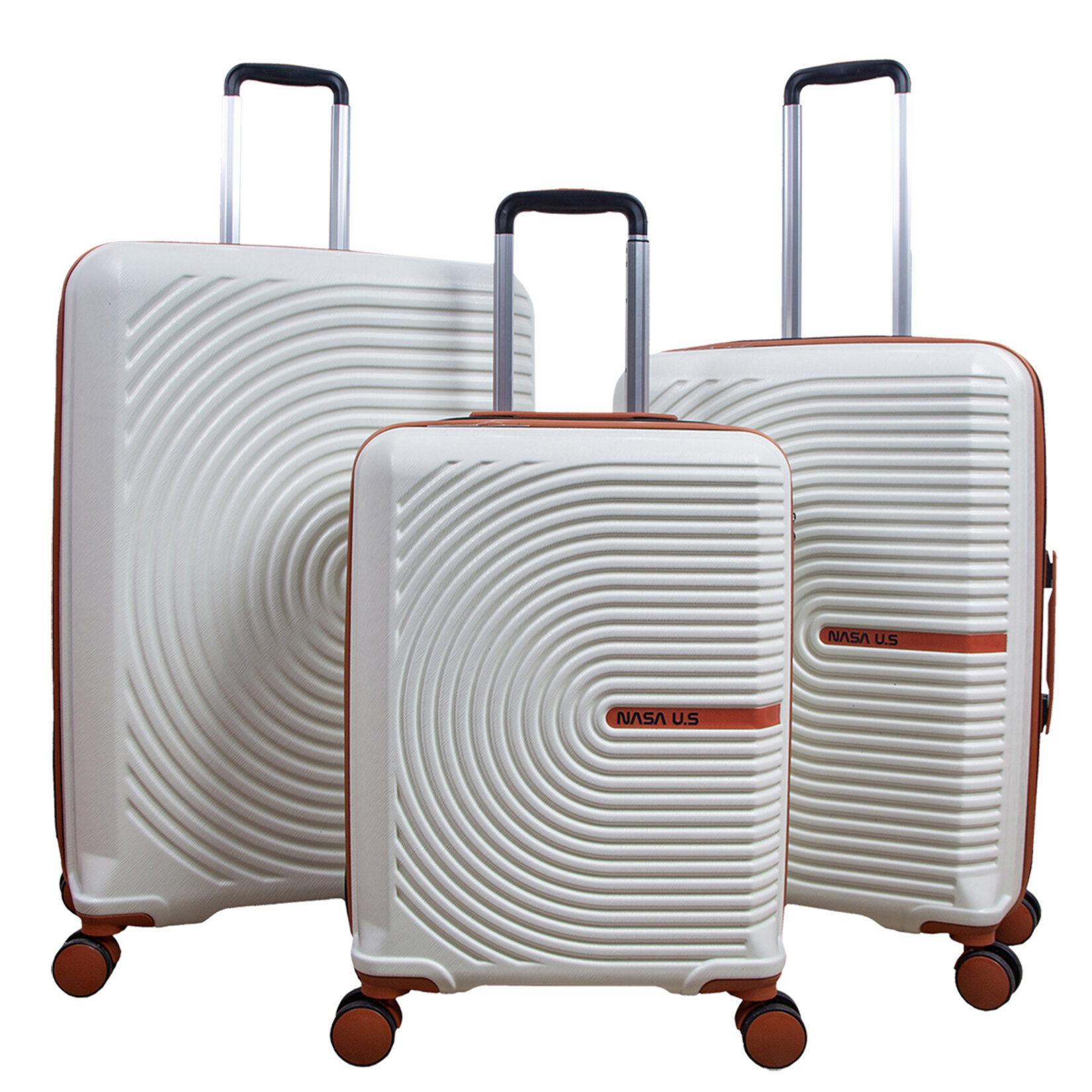 Nasa U.s Gen-z Krem Büyük Boy Valiz