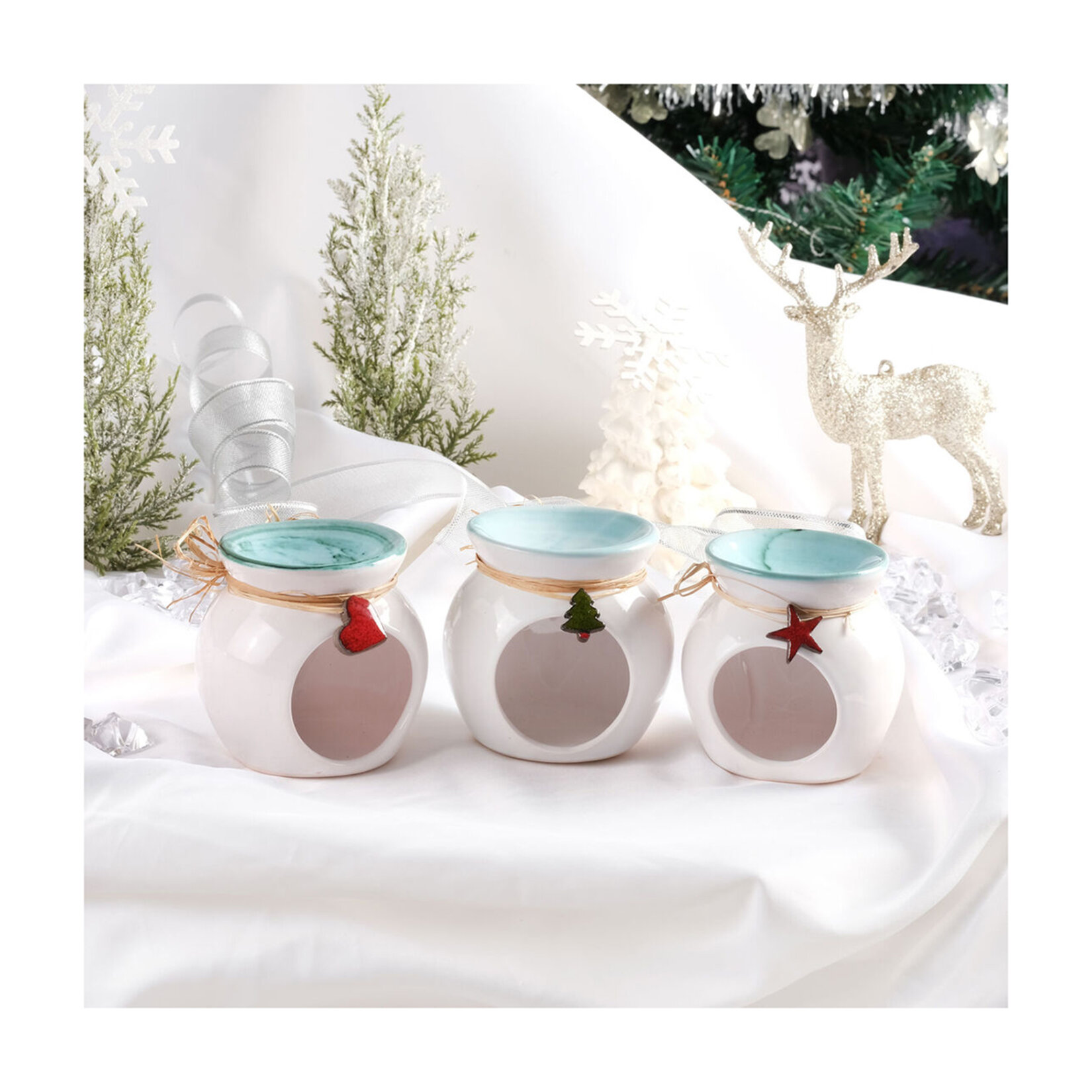 Myros Seramik Aksesuarlı Buhurdanlık - Görsel 2