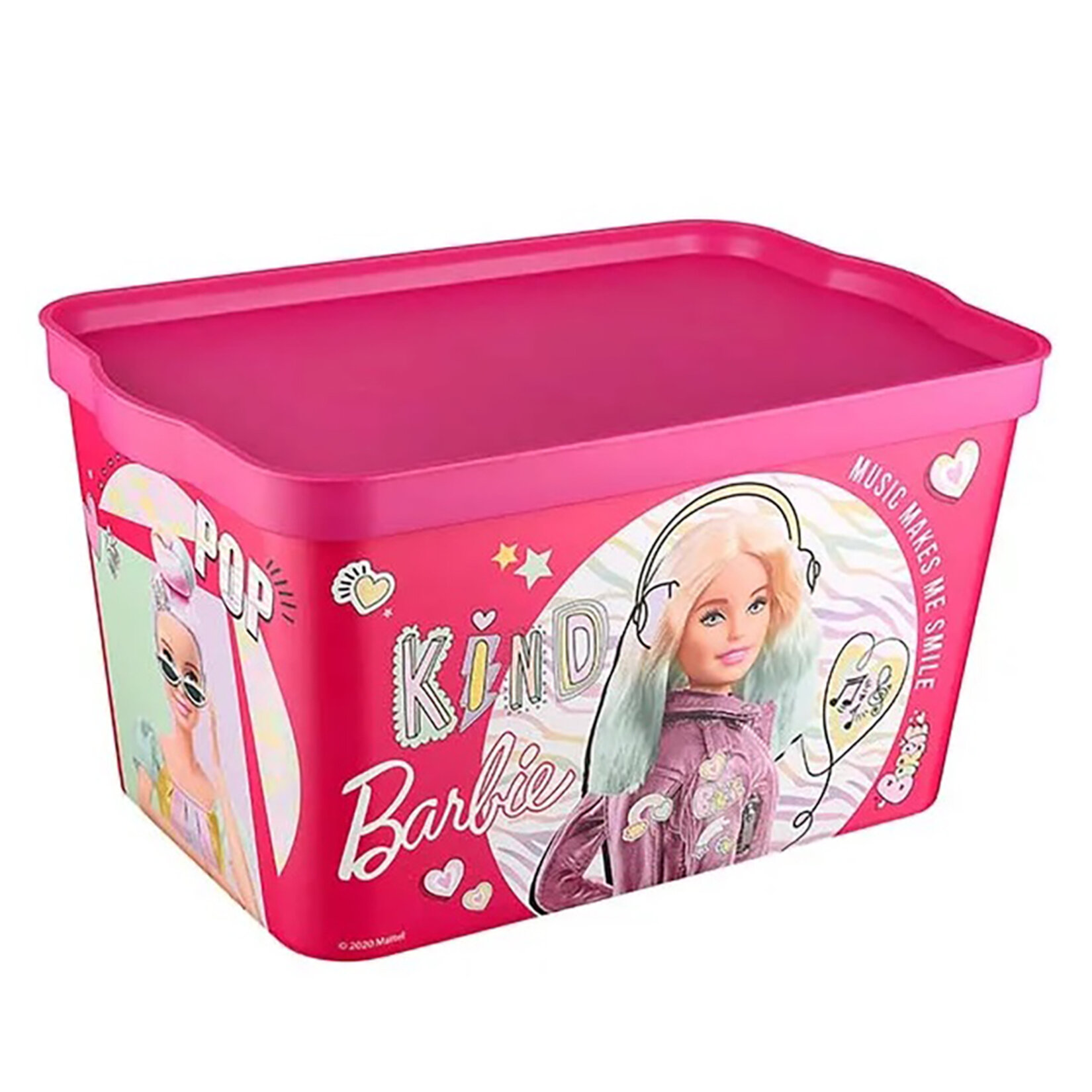 Tuffex Büyük Lisans Saklama Kabı Barbie-Hot Wheels - Görsel 1