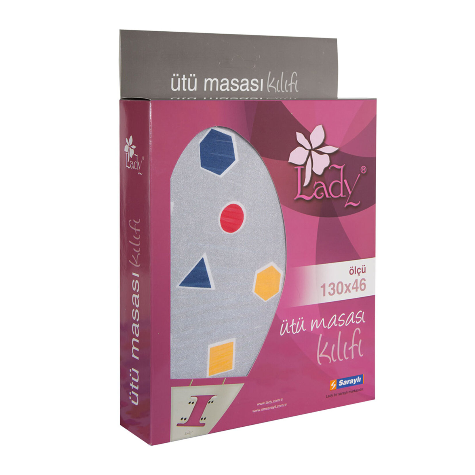 Lady Keçeli Ütü Masası Bezi (130x46)