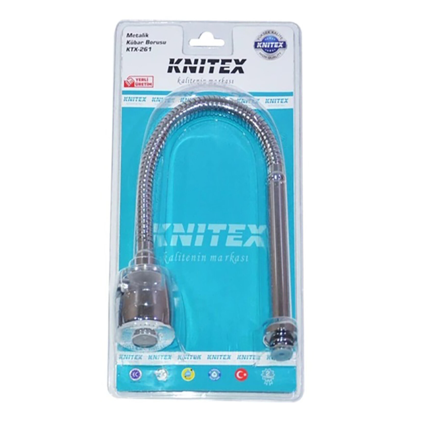 Knitex Musluk Borusu Krom - Görsel 2