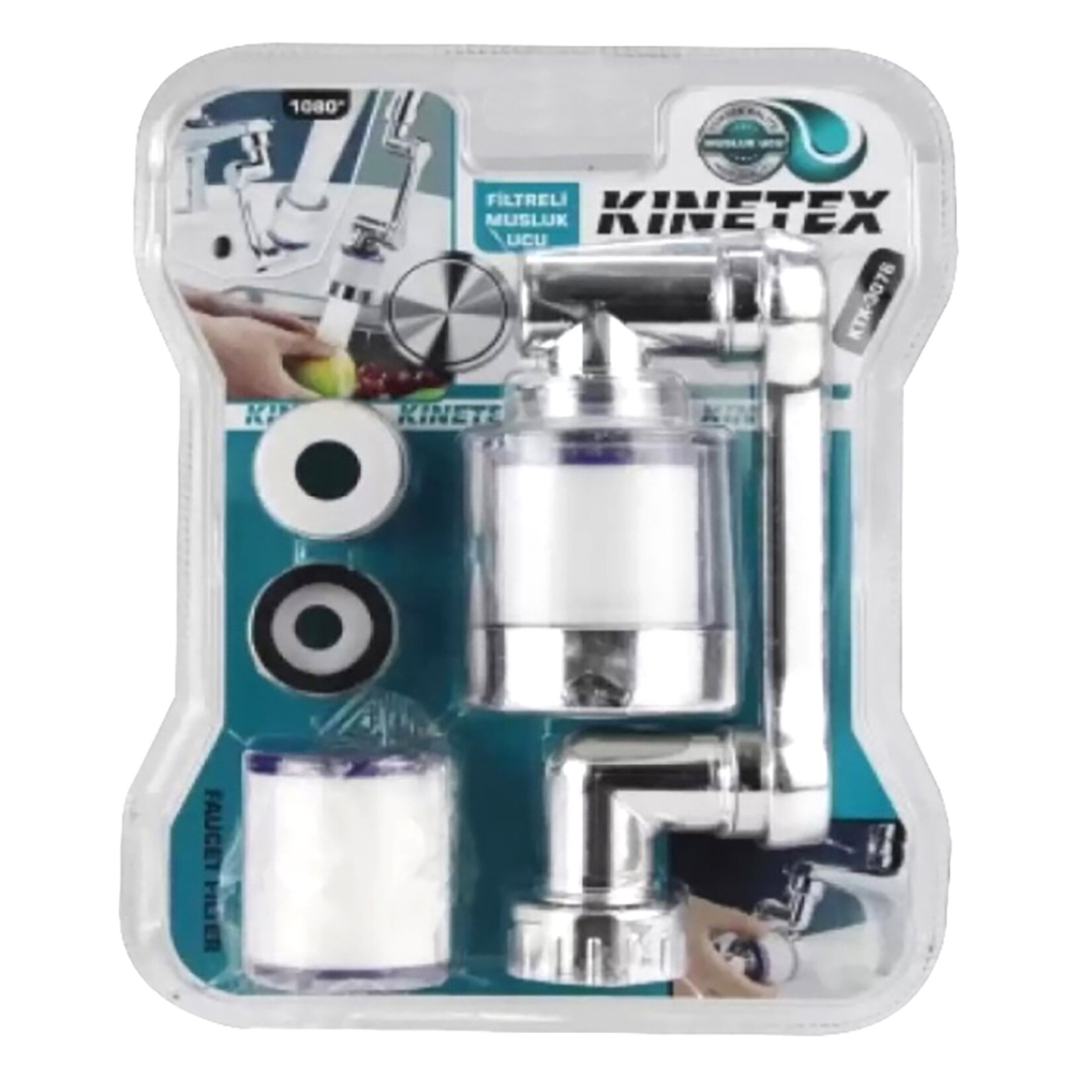 Kinetex Akrobat Filtreli Musluk Ucu - Görsel 1