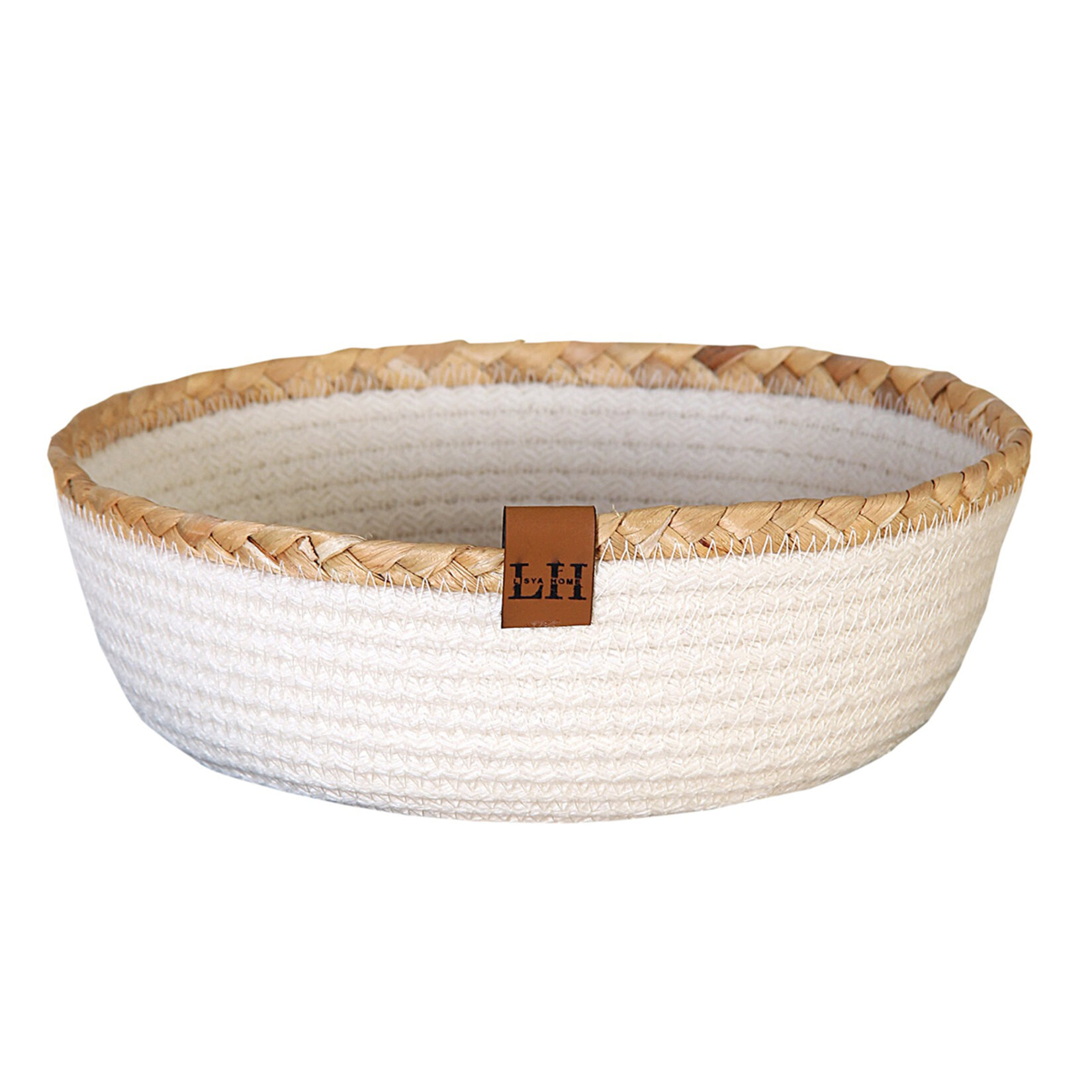 Lisya Home Naturel Hasır Örgülü Sepet - Görsel 1