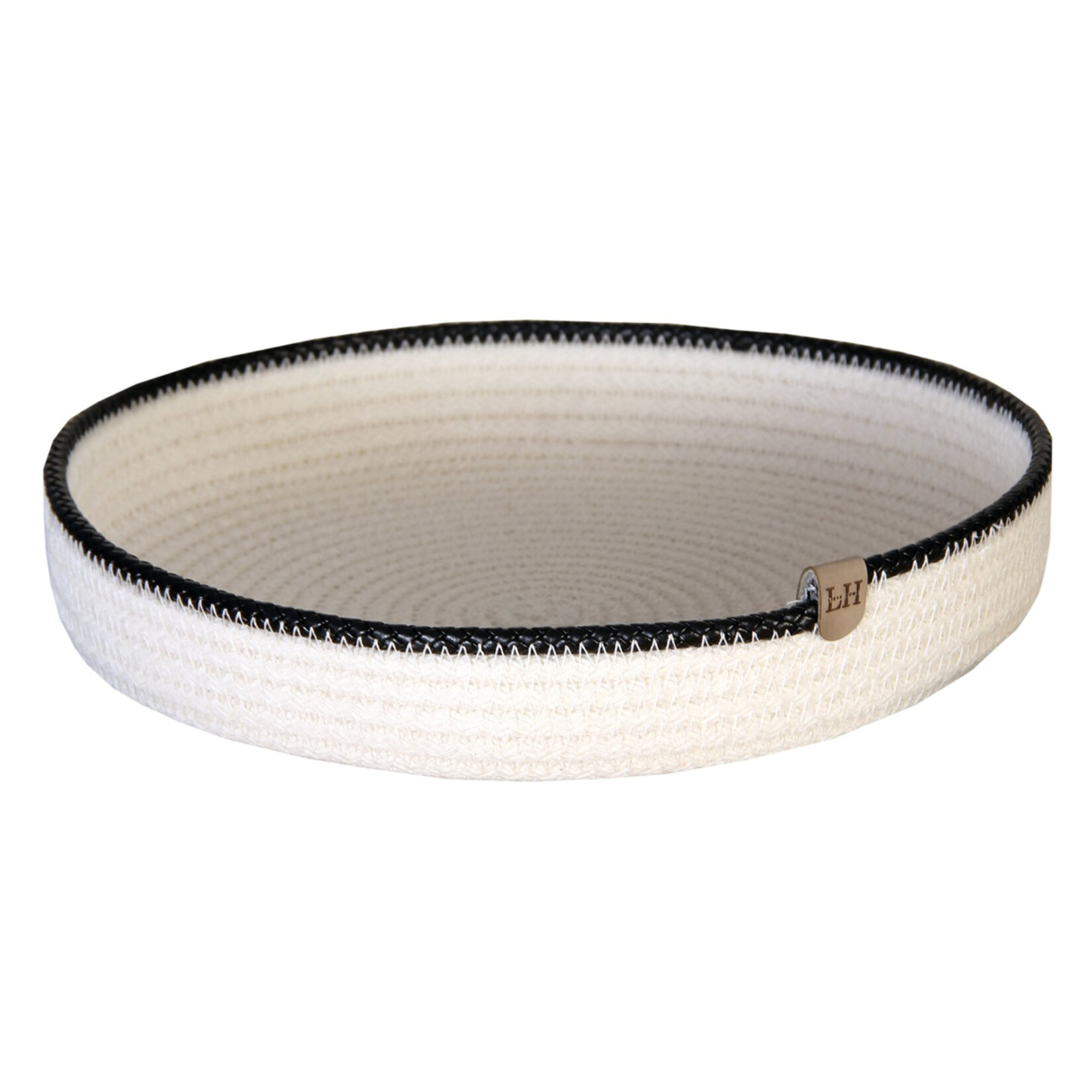 Lisya Home Hasır Siyah Örgülü Tepsi 25x5 Cm - Görsel 2