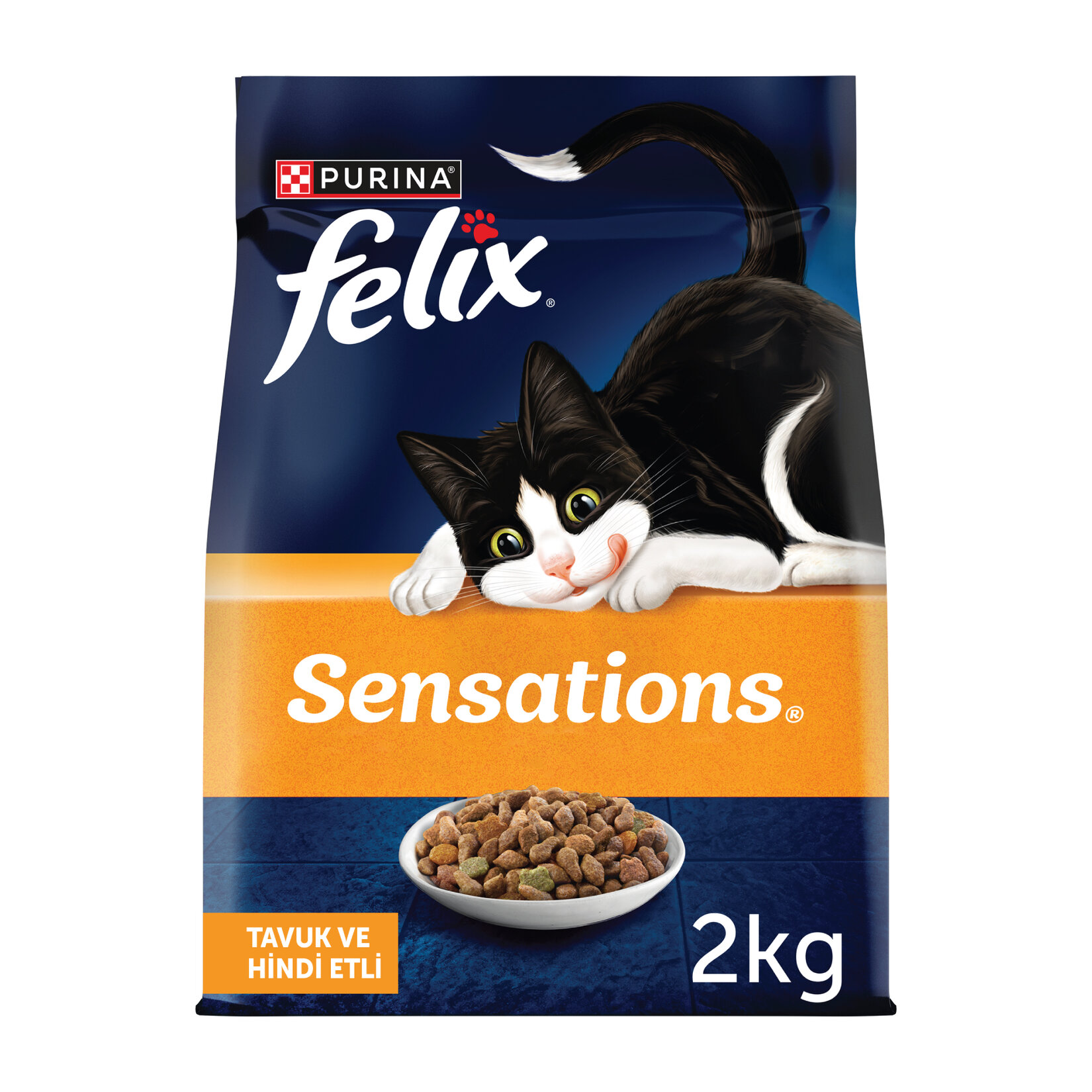 Felix Tavuk ve Hindili Kedi Maması 2 Kg - Görsel 3