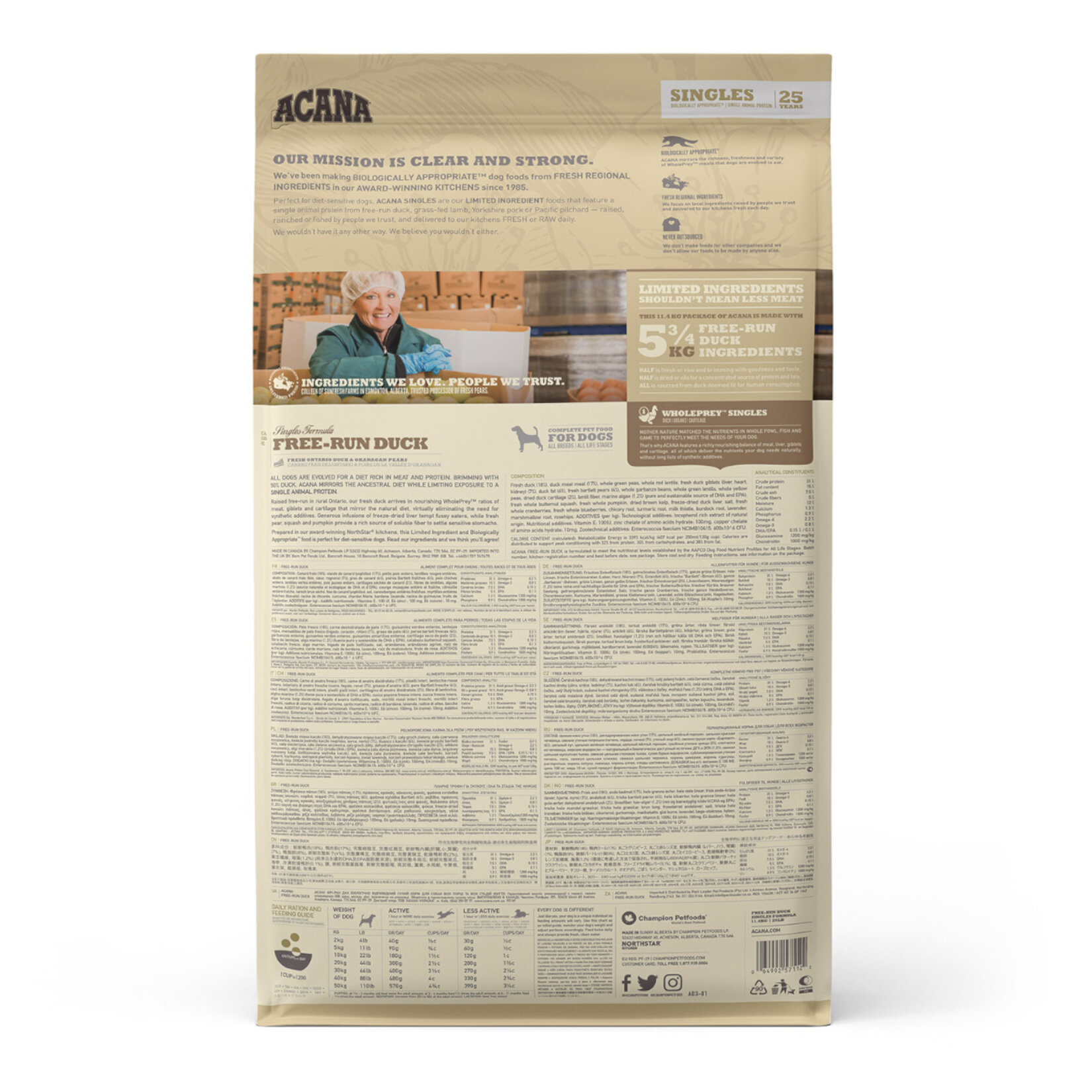 Acana Singles - Free-Run Duck Köpek Maması 11.4 Kg - Görsel 2