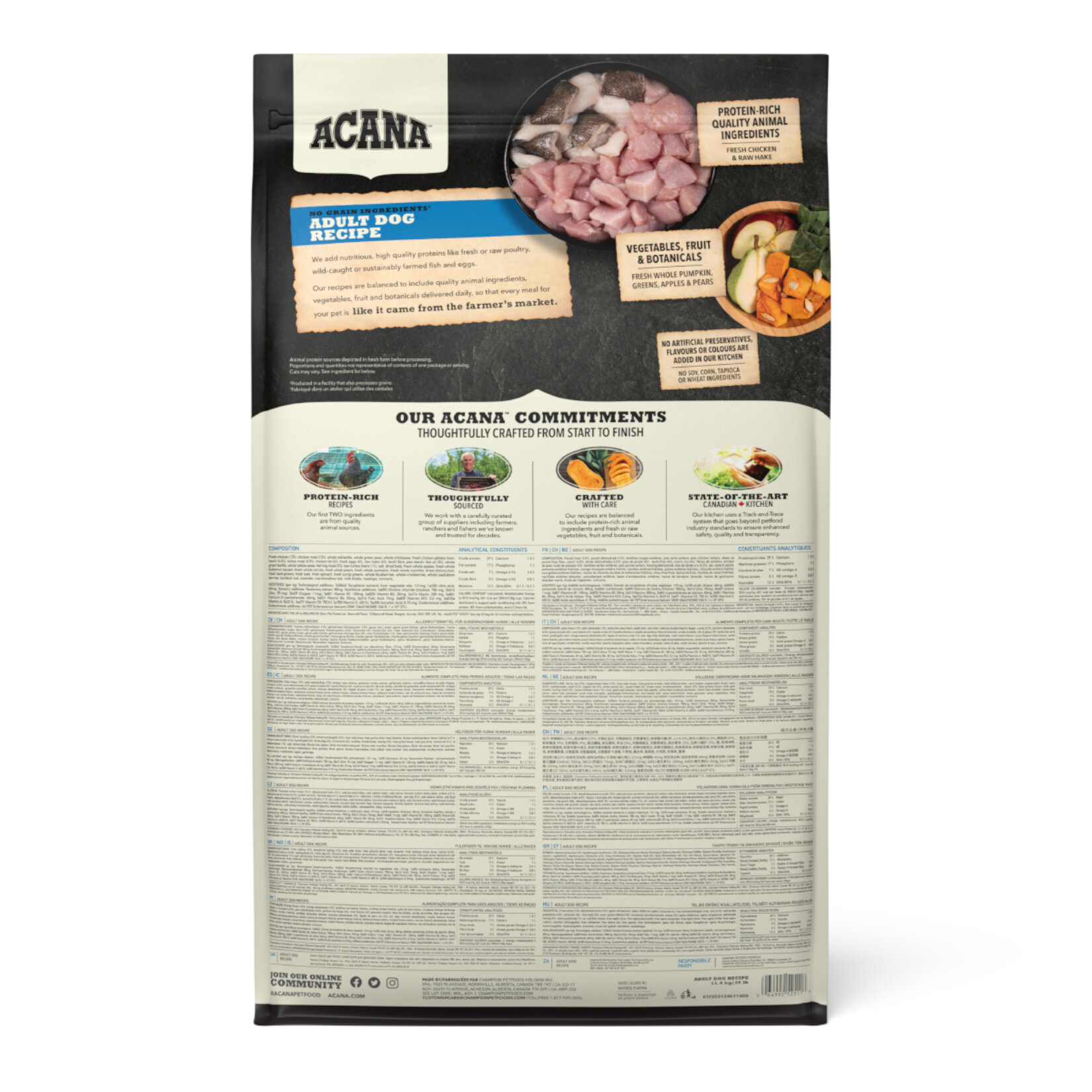 Acana Heritage Adult Yetişkin Köpek Maması 11.4 Kg - Görsel 2