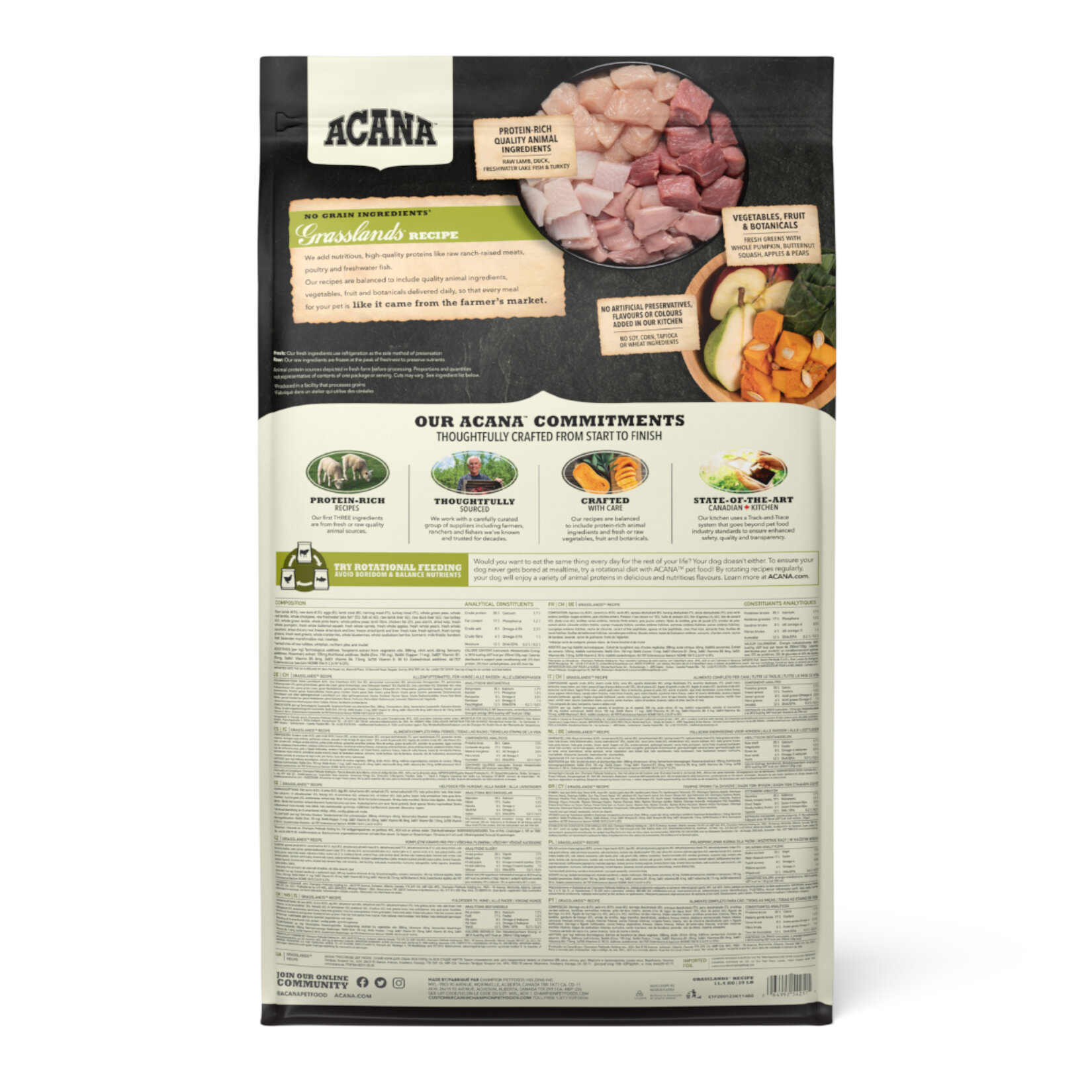 Acana Regionals Grasslands Köpek Maması 11.4 Kg - Görsel 2