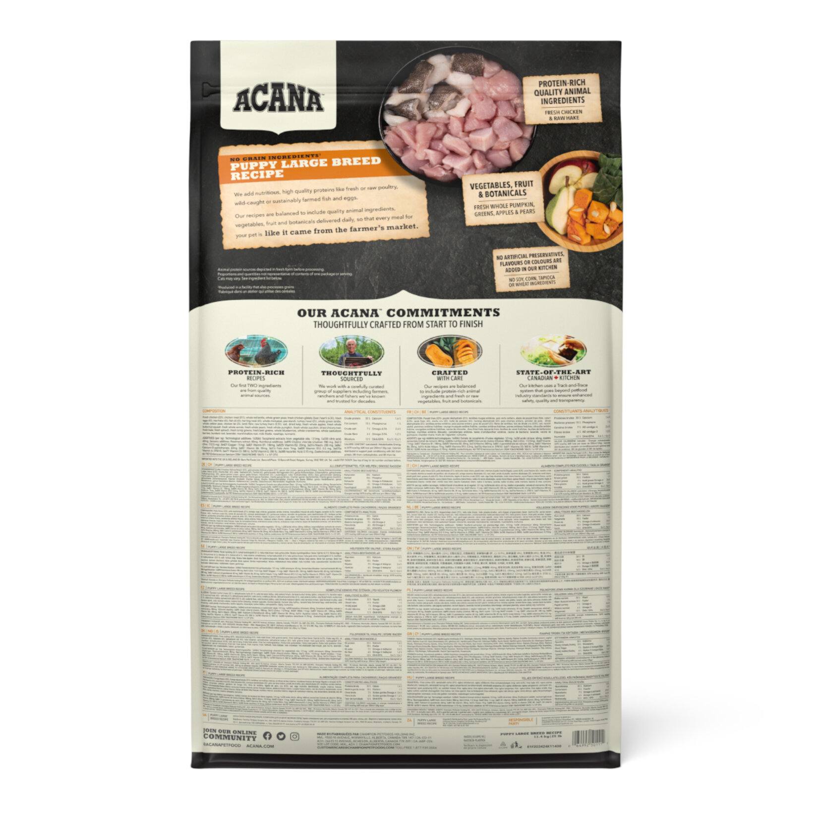 Acana Heritage Puppy Large Breed Yavru Köpek 11.4 Kg - Görsel 2