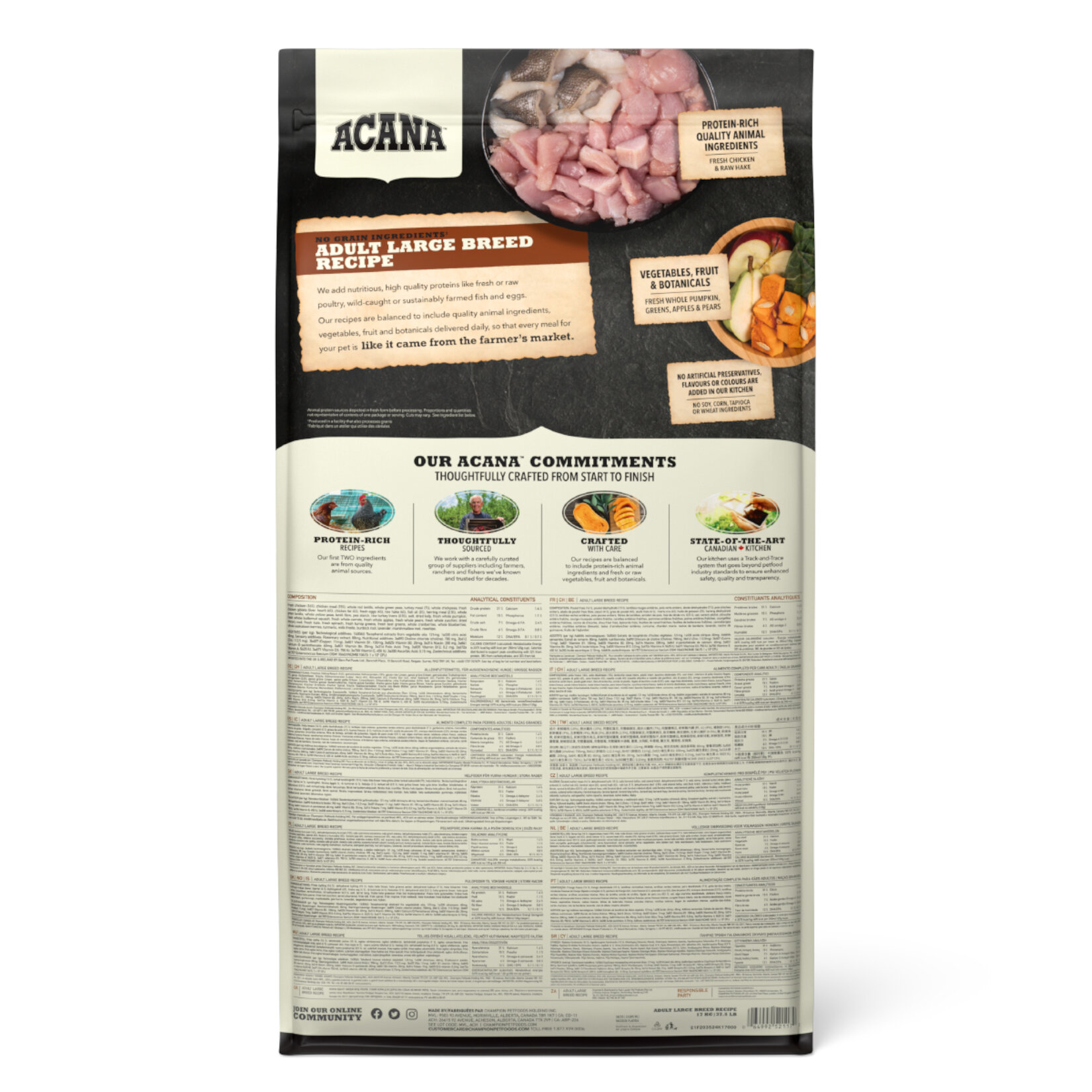 Acana Heritage Adult Large Breed Köpek Maması 17 Kg - Görsel 2