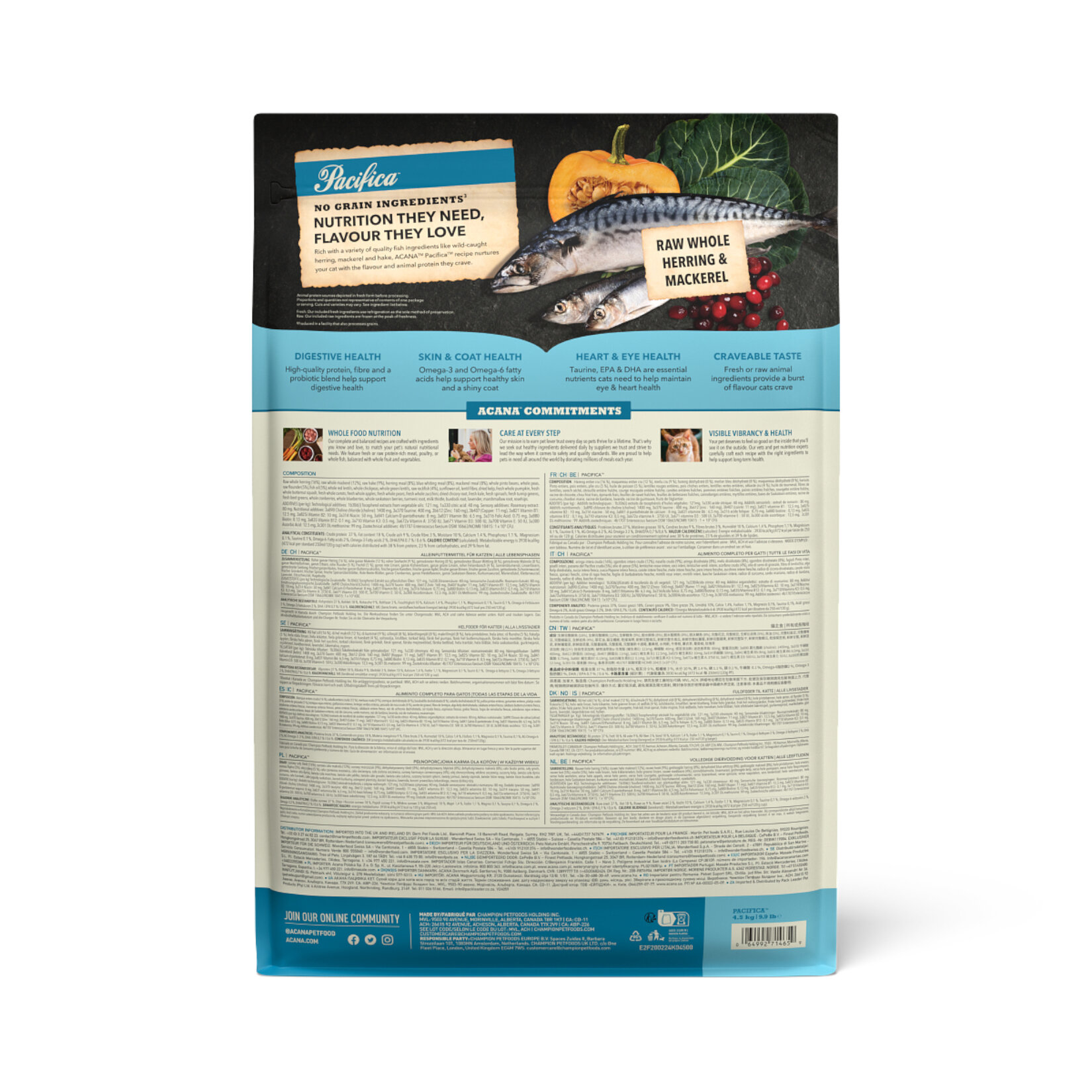 Acana Pacifica Kedi Maması 4.5 Kg - Görsel 2