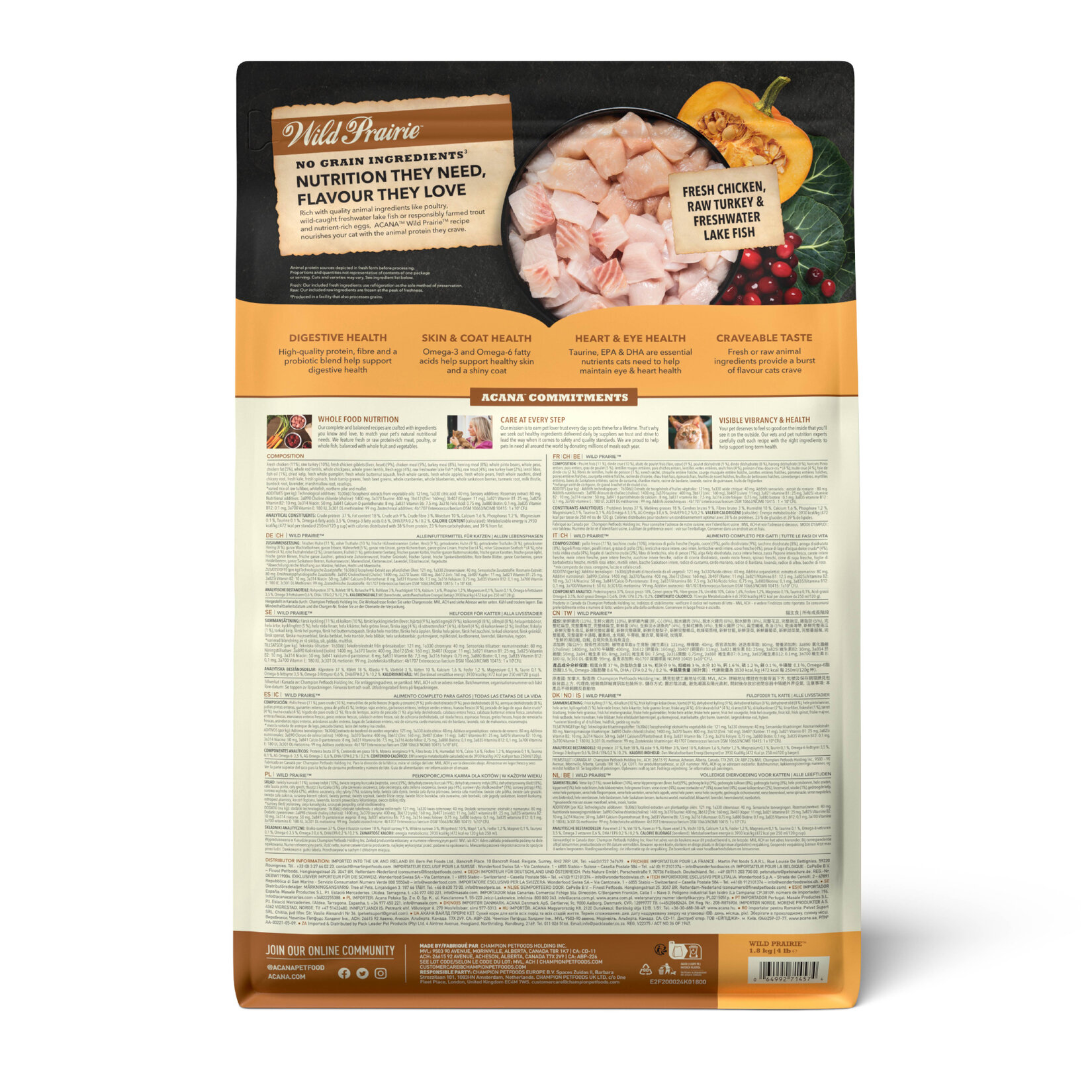 Acana Wild Prairie Kedi Maması 1.8 Kg - Görsel 2