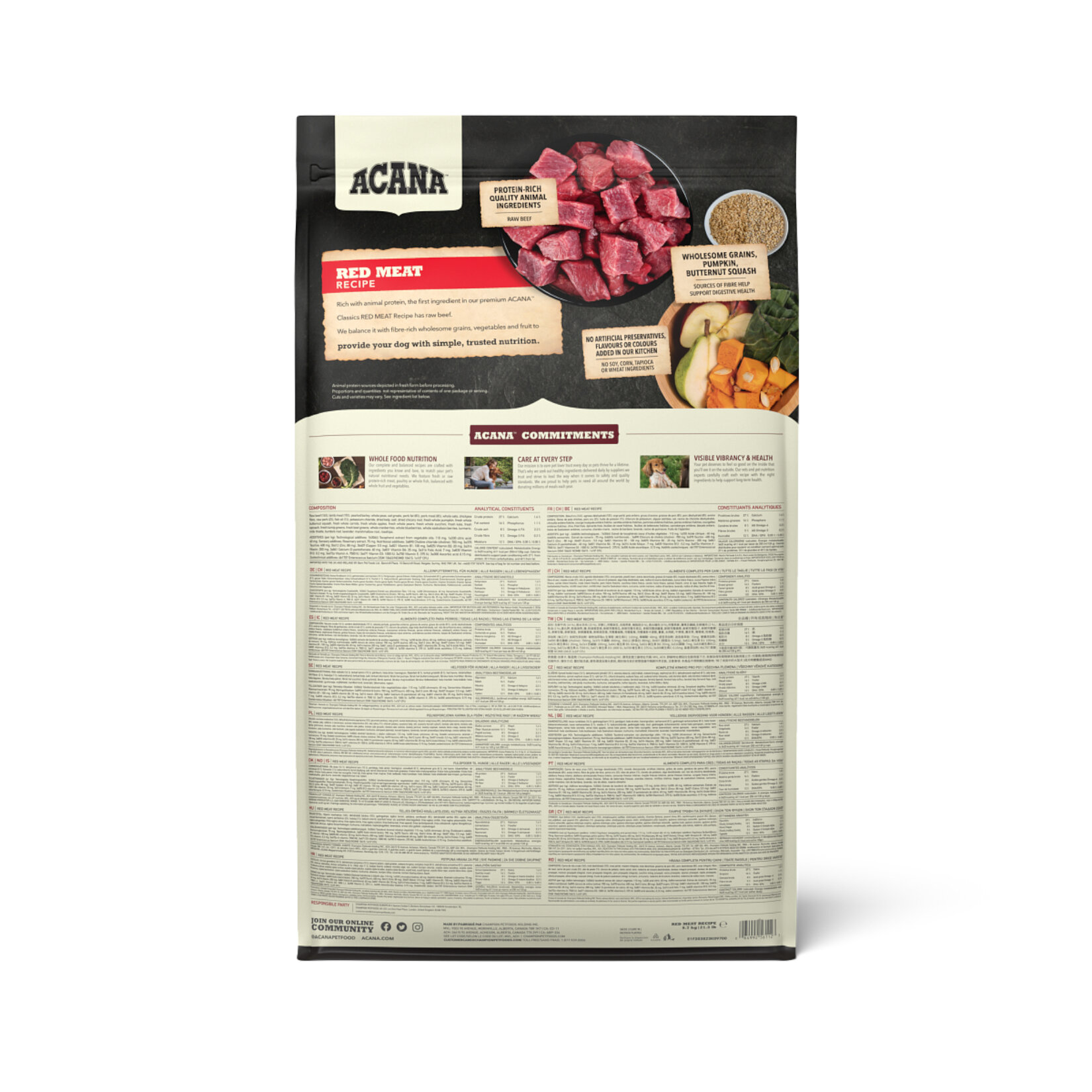 Acana Classics Red Meat Köpek Maması 9.7 Kg - Görsel 2