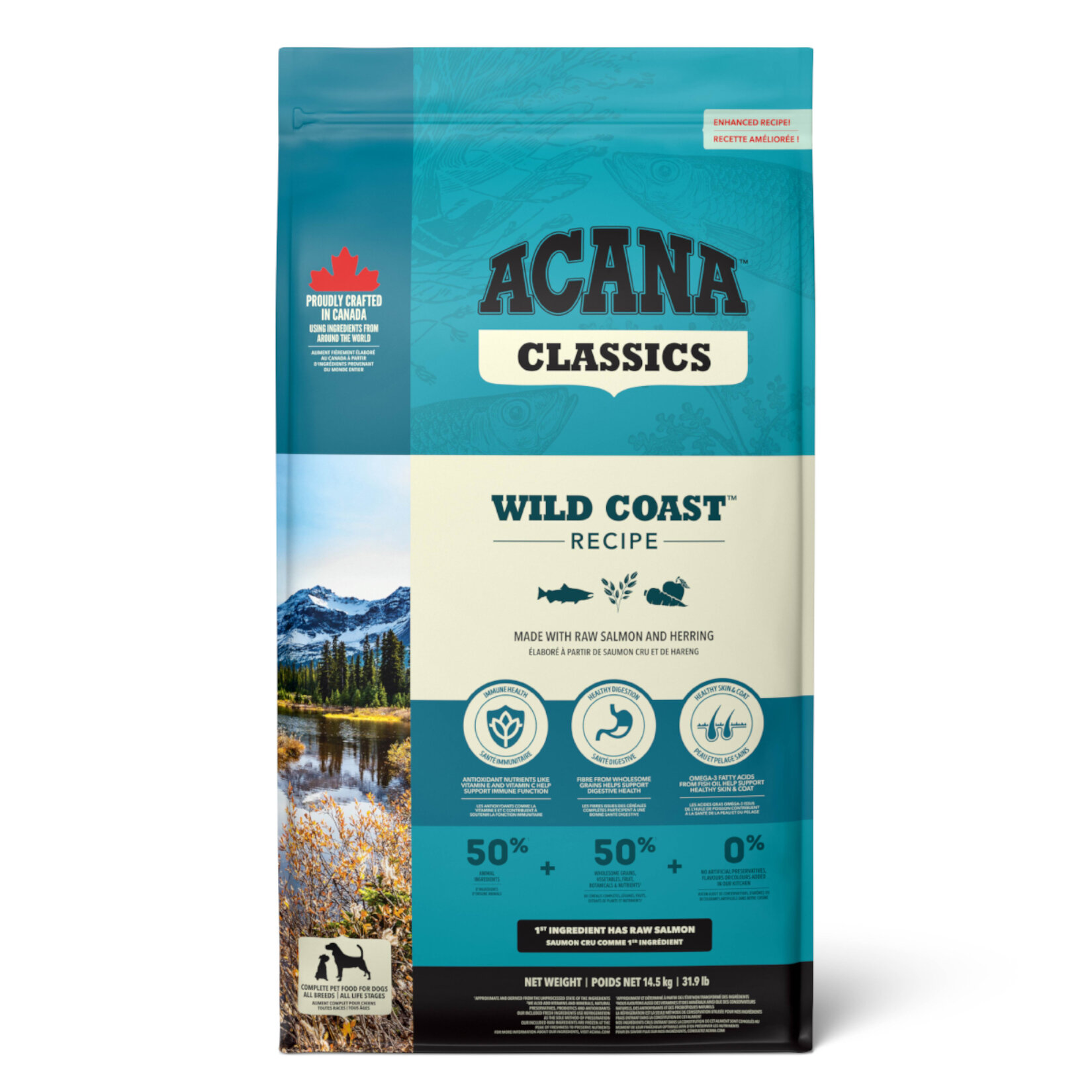 Acana Classics Wild Coast Köpek Maması 14.5 Kg - Görsel 1
