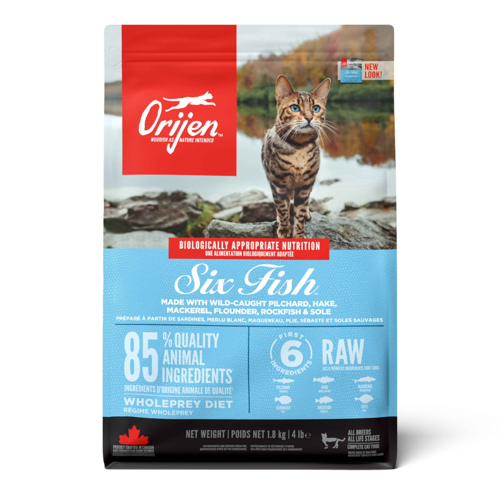 Orijen Six Fish Kedi Maması 1.8 Kg - Görsel 1