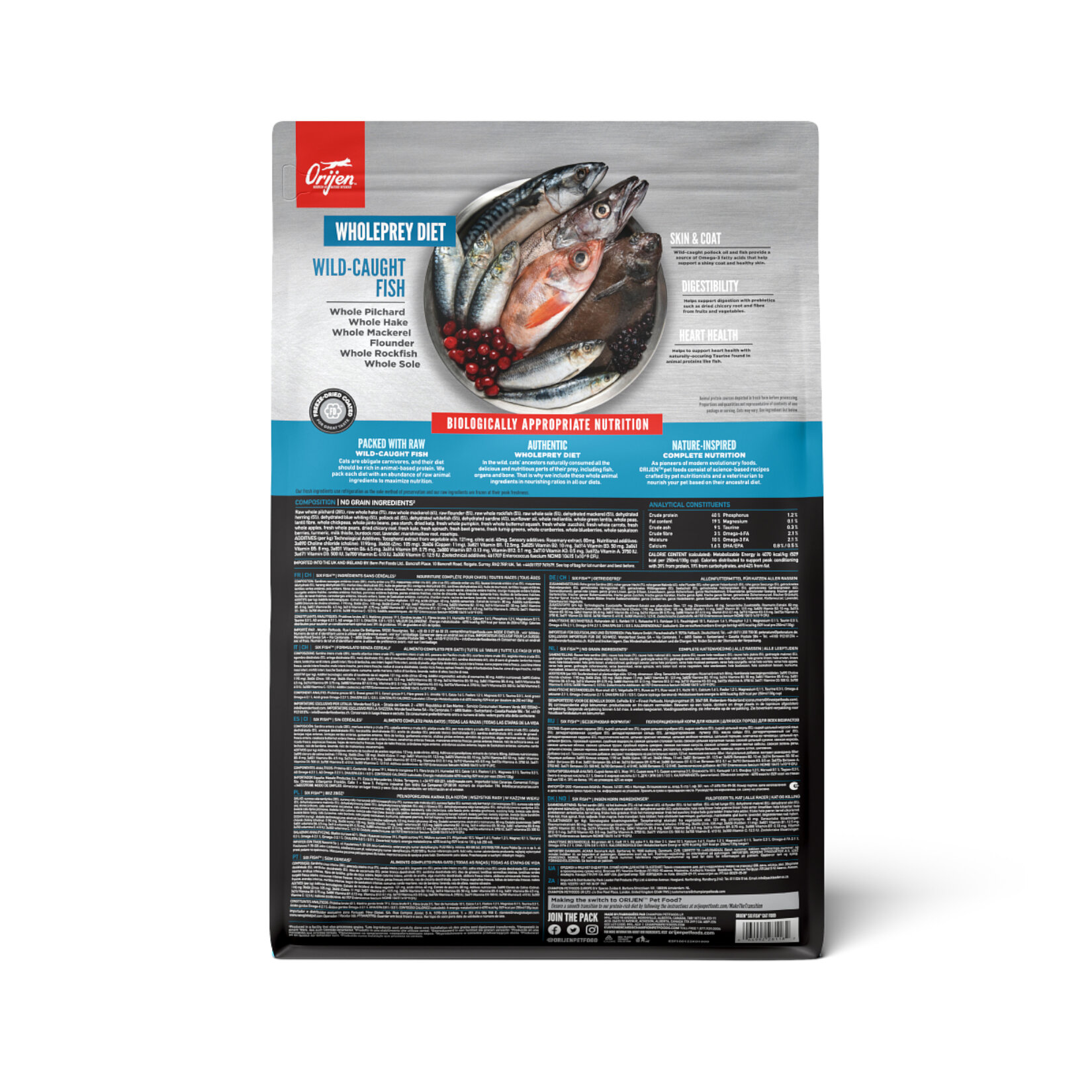 Orijen Six Fish Kedi Maması 1.8 Kg - Görsel 2