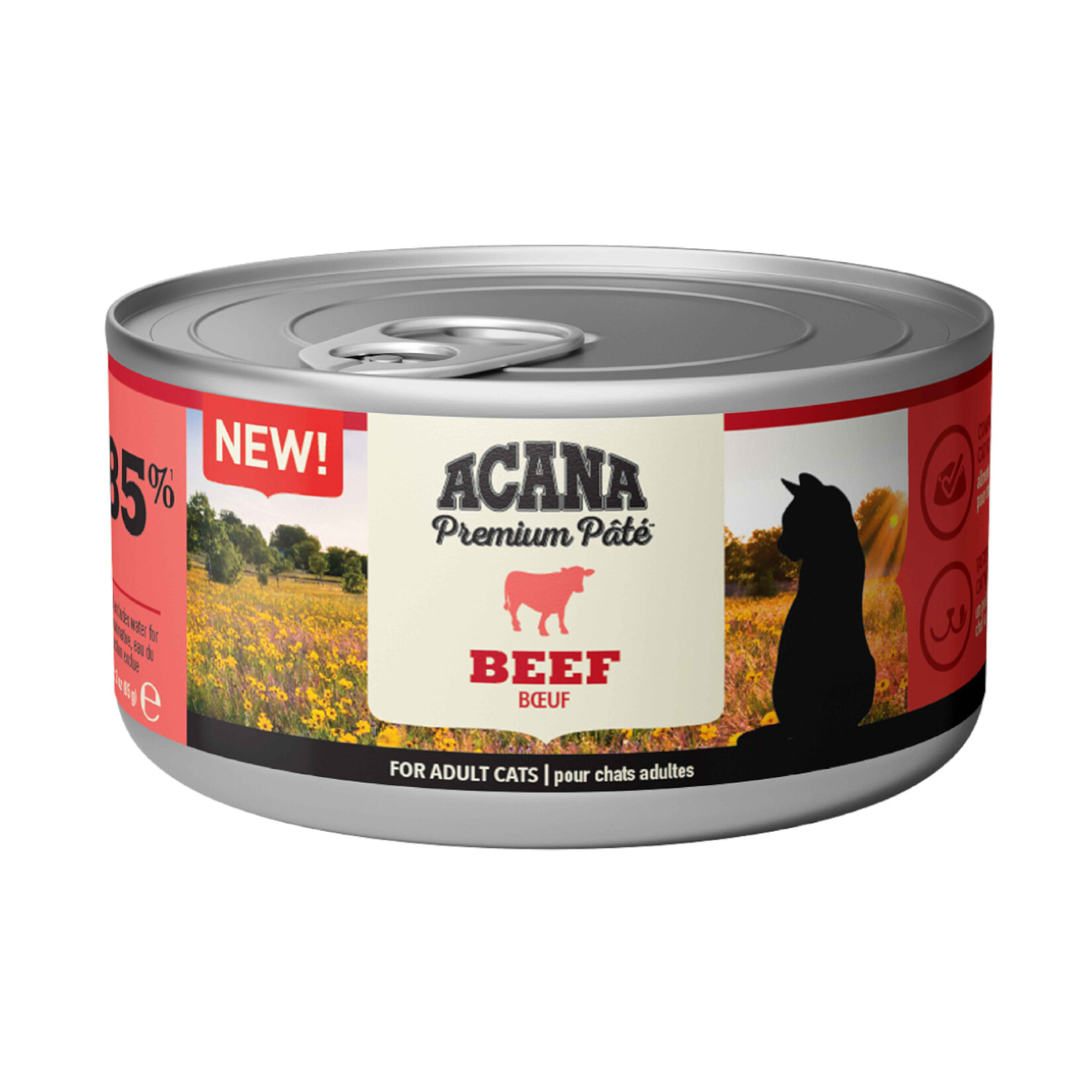 Acana Premium Pate Sığır Etli Kedi Konservesi 85 G