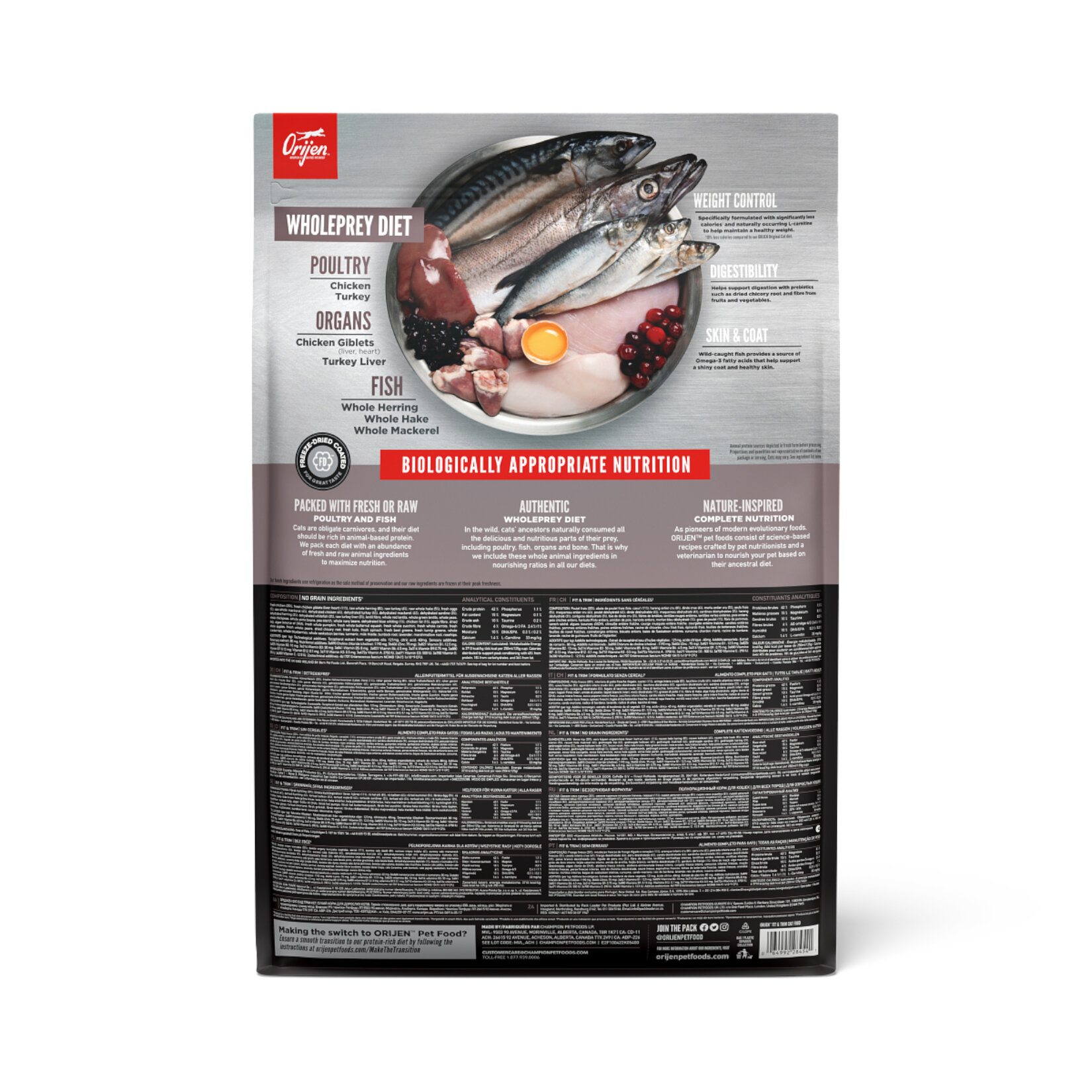 Orijen Fit & Trim Fazla Kilolu Kedi Maması 5.4 Kg - Görsel 2