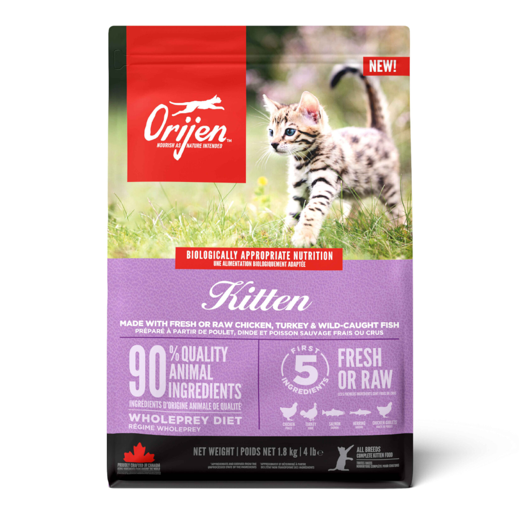 Orijen Kitten Yavru Kedi Maması 1.8 Kg - Görsel 1