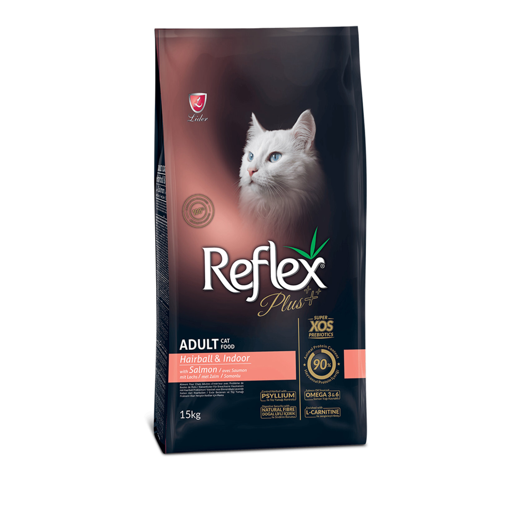 Reflex Plus Hairball Somonlu Kedi Maması 15 Kg