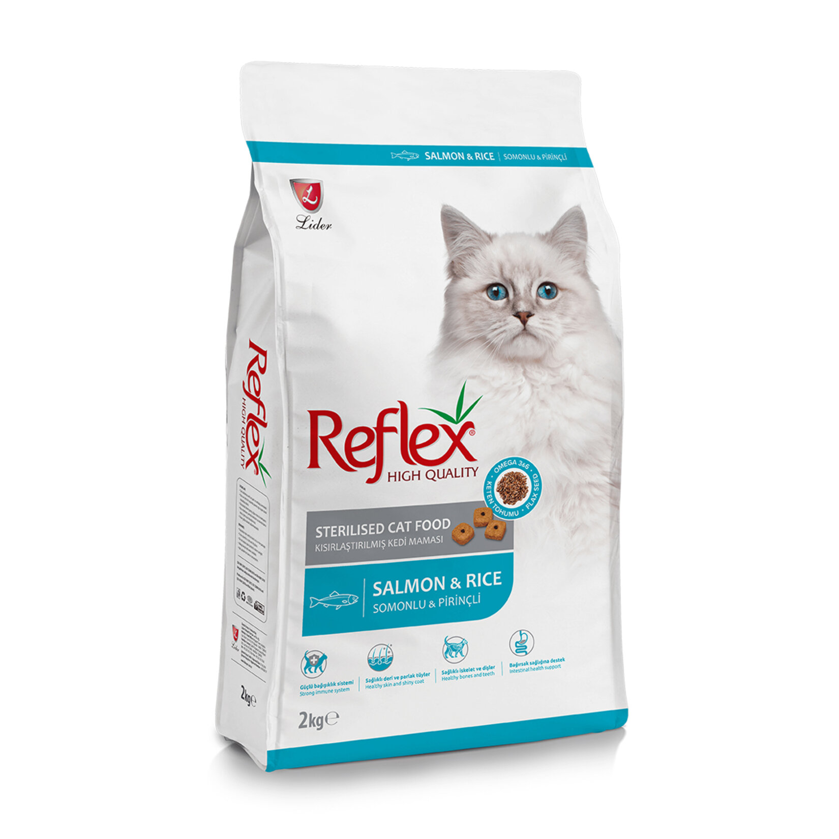 Reflex Somonlu ve Pirinçli Kısır Kedi Maması 2 Kg