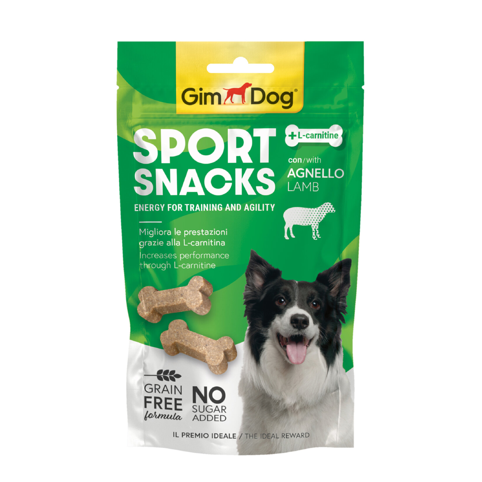 Gimdog Sportsnacks Kuzu & L-Carnitinli Ödül Tableti 60 G