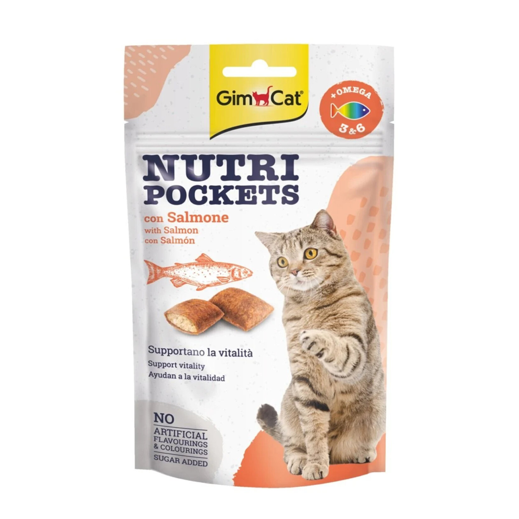 Gimcat Nutripockets Kedi Ödül Somon Omega 3 & 6 60 G