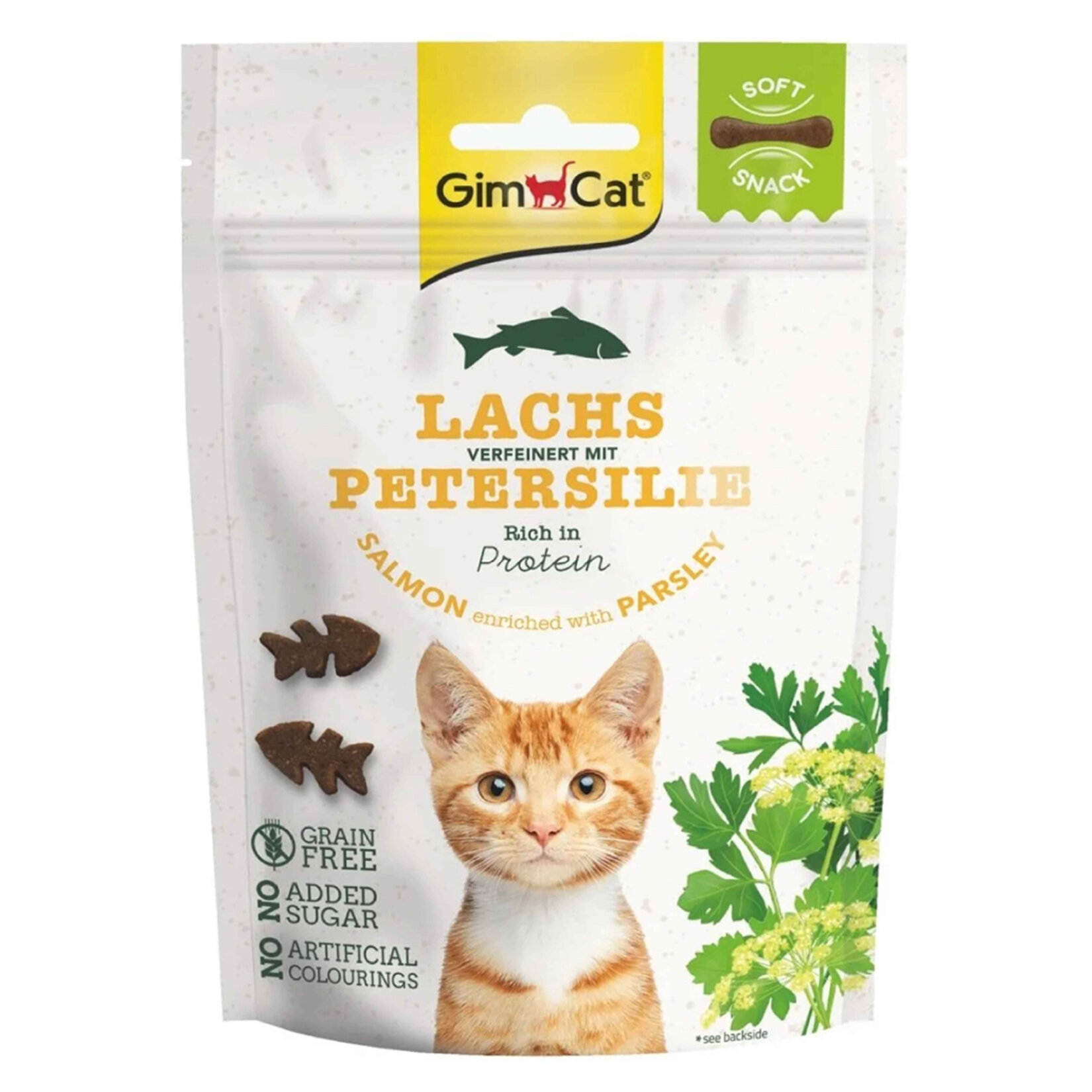 Gimcat Sportsnacks Salmon & Parsley Tahılsız Kedi Ödülü 60 G