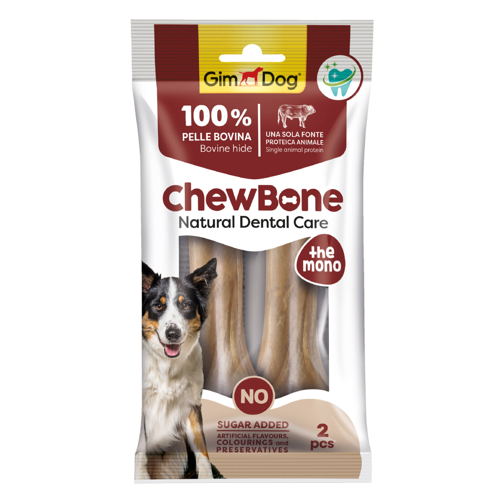 Gimdog Chew Bones Press Köpek Çiğneme Kemiği 2'li 120 G