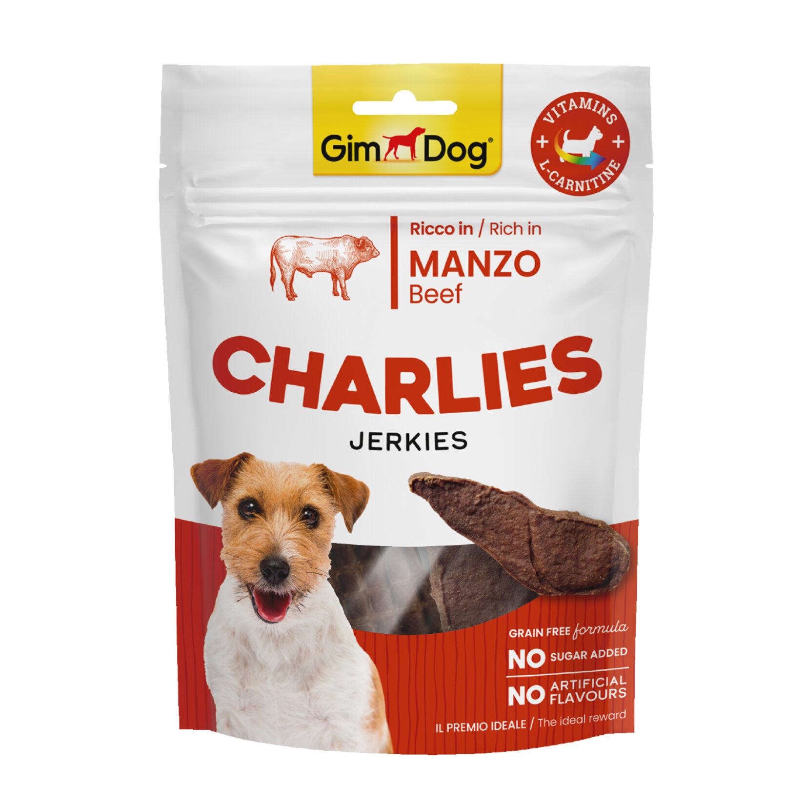 Gimdog Charlies Jerkies Sığır Etli Köpek Ödülü 70 G