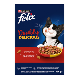 Felix Doubly Delicious Çifte Lezzet Sığır Etli 400 G