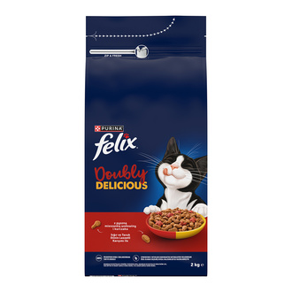 Felix Doubly Delicious Çifte Lezzet Sığır Etli 2 Kg