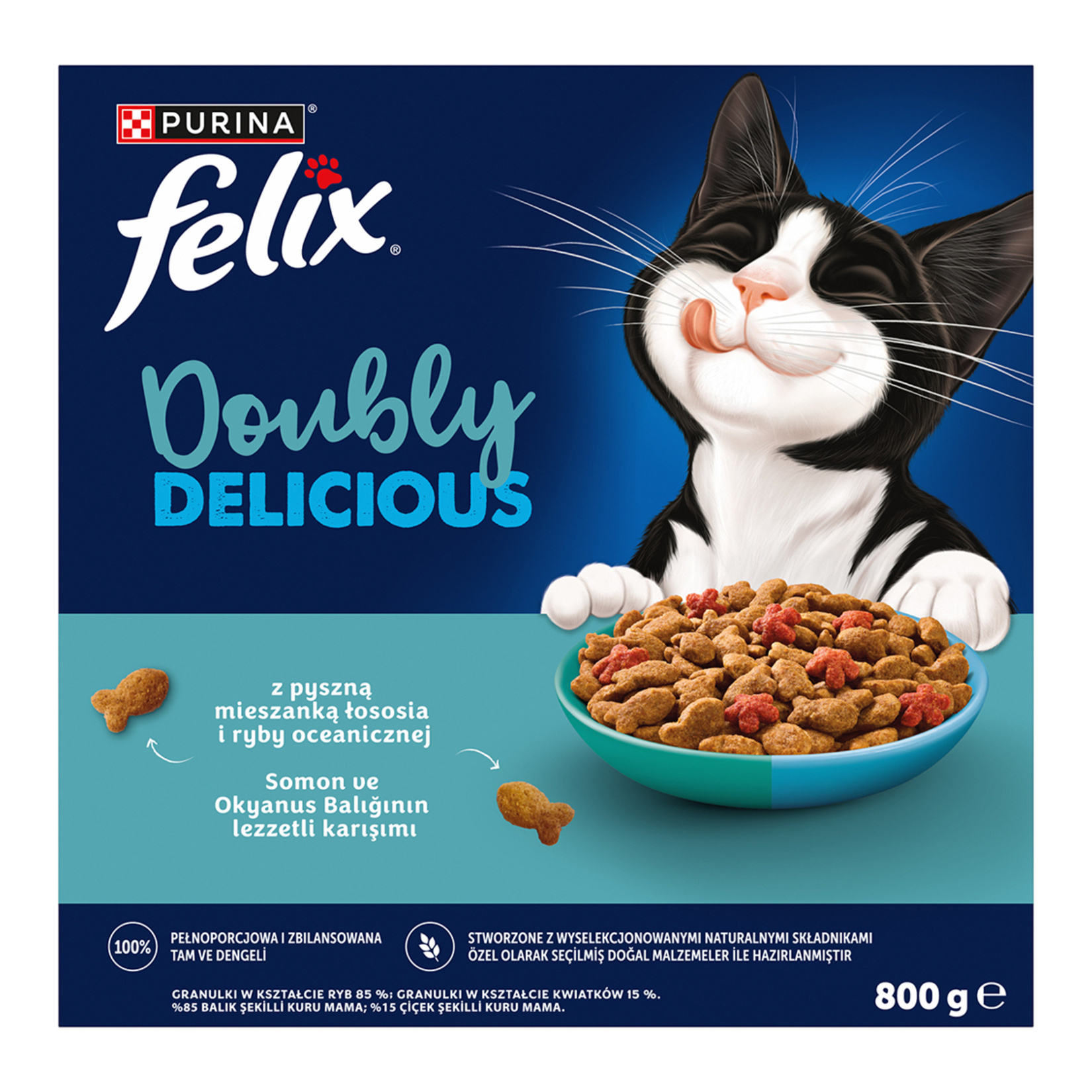 Felix Doubly Delicious Çifte Lezzet Balıklı 800 G - Görsel 1