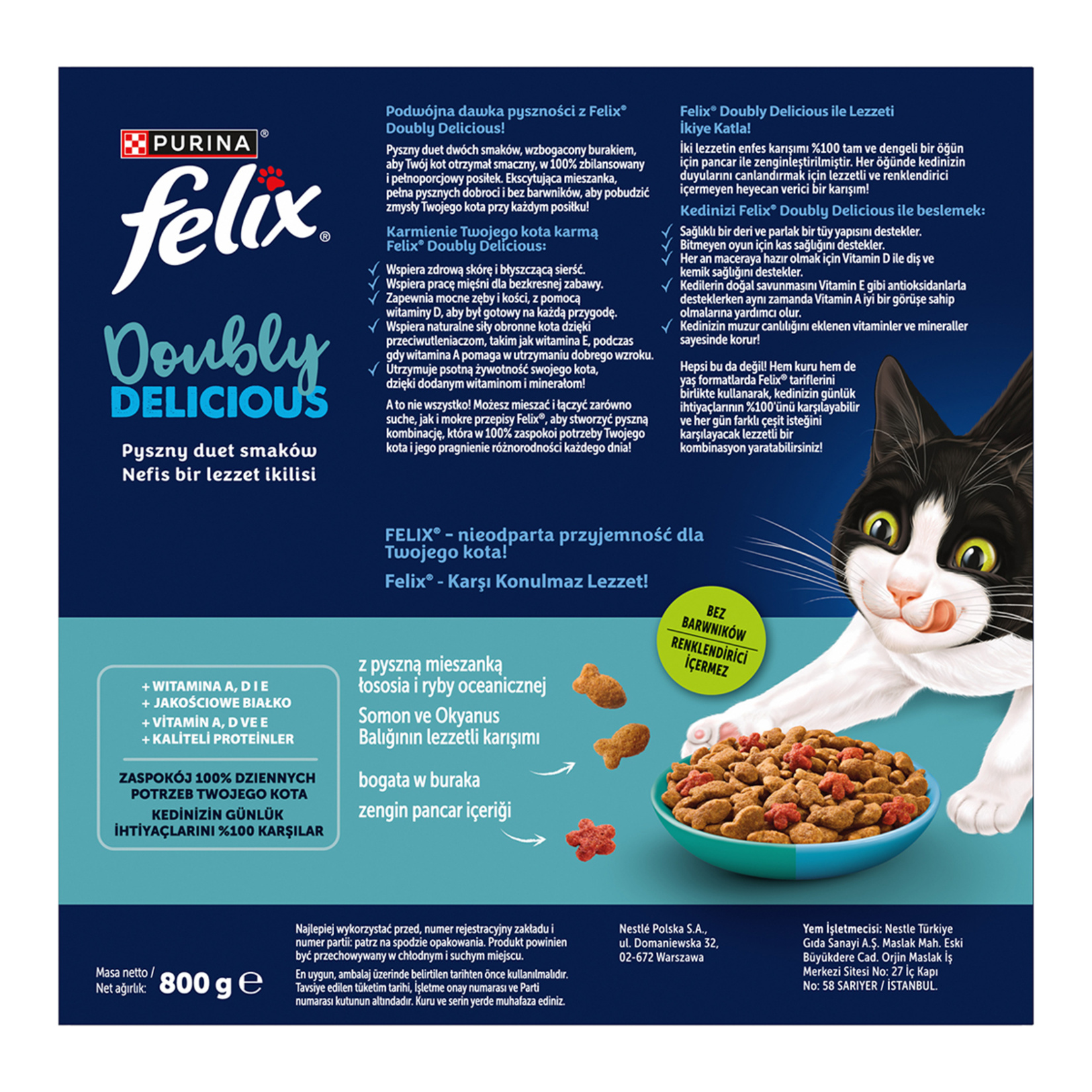 Felix Doubly Delicious Çifte Lezzet Balıklı 800 G - Görsel 2