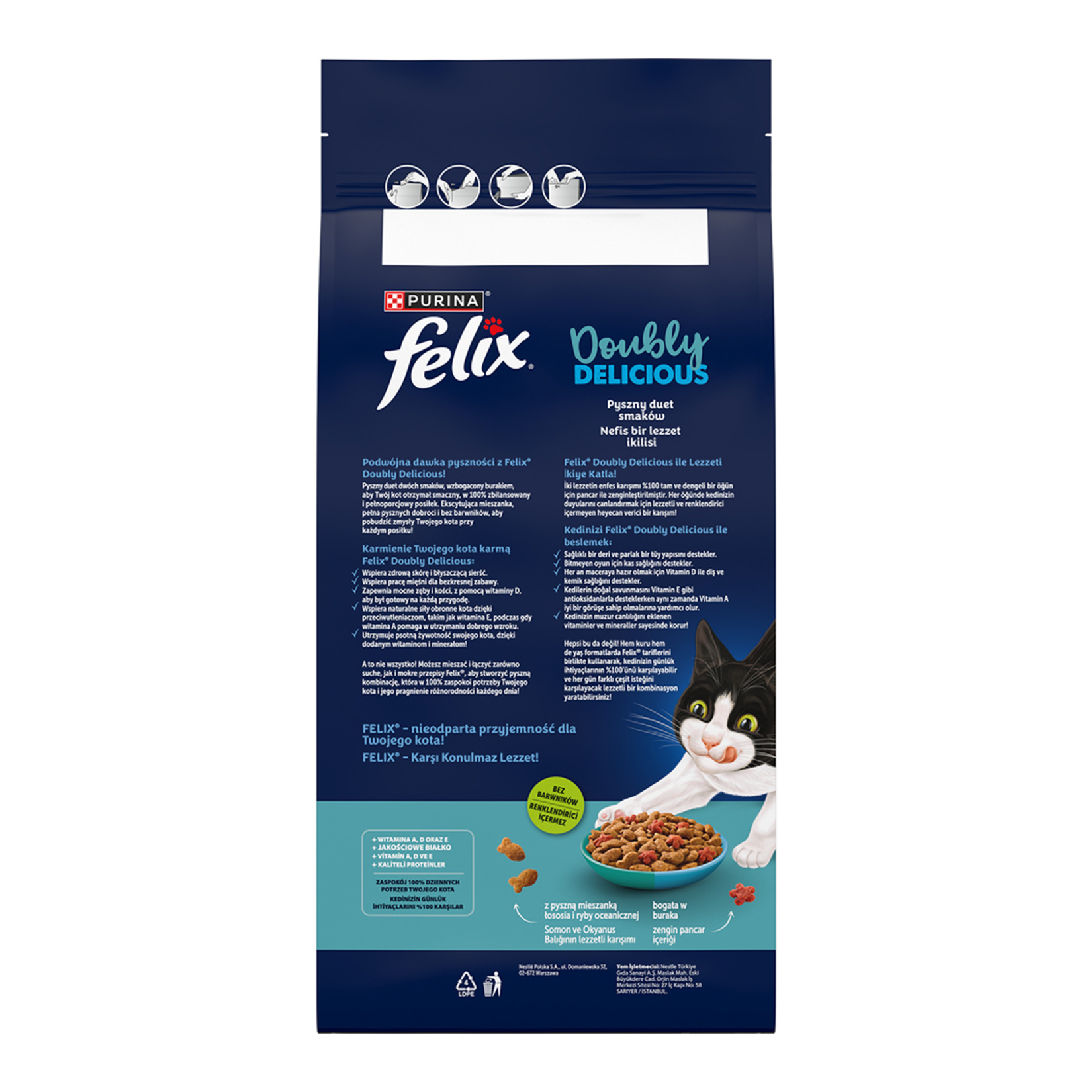 Felix Doubly Delicious Çifte Lezzet Balıklı 2 Kg - Görsel 2