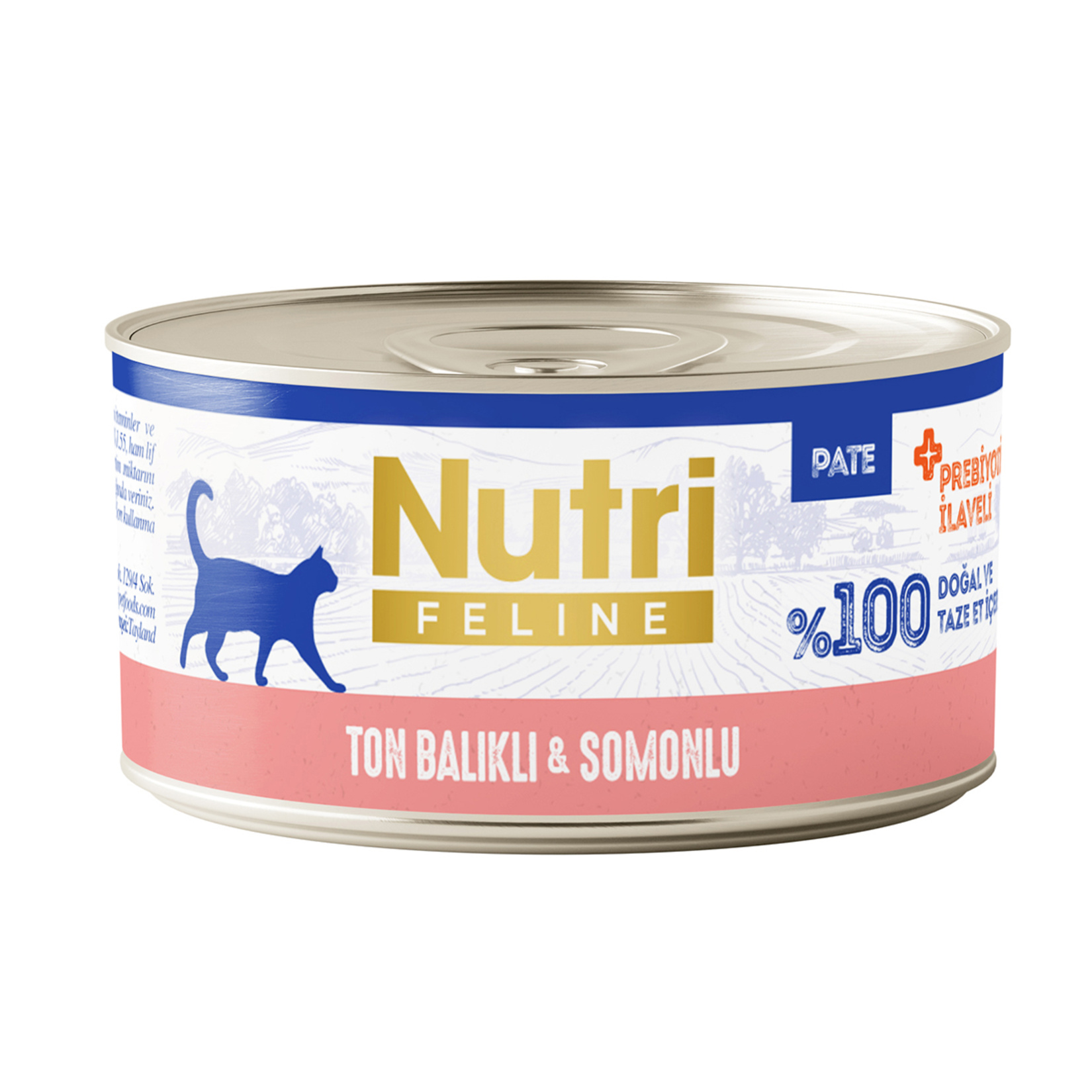 Nutri Feline Ton Balık & Somon Yetişkin Kedi Konservesi 70 G
