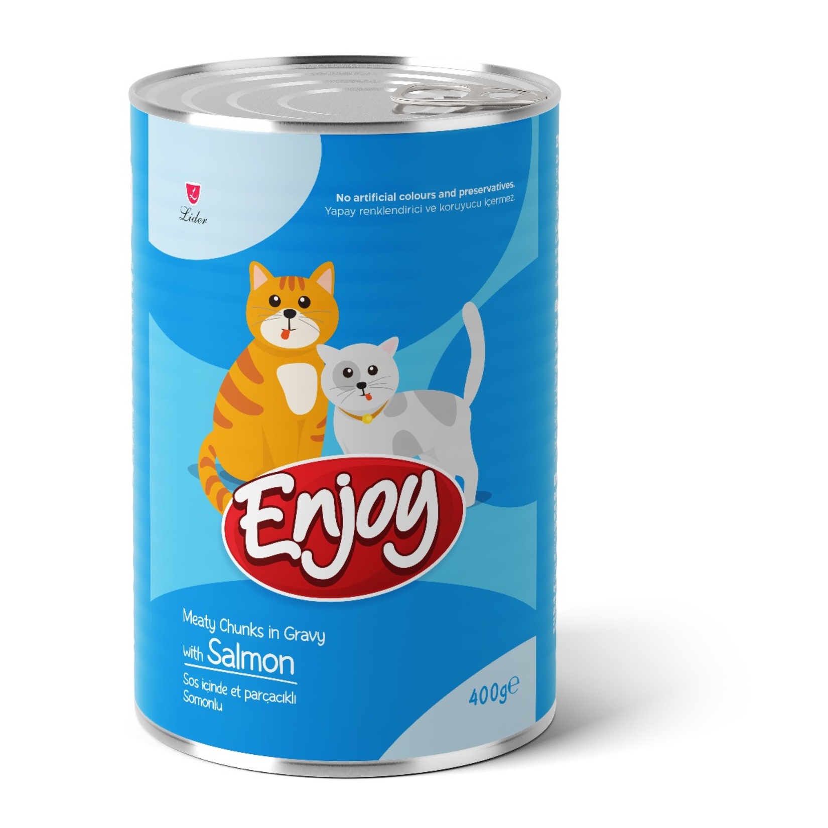 Enjoy Yetişkin Kedi Somonlu Konserve Mama 400 G - Görsel 2