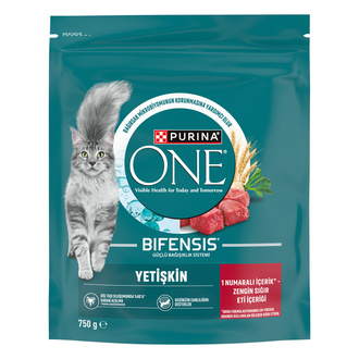 Purina One Sığır Etli Yetişkin Kuru Kedi Maması 750 G