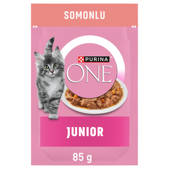 Purina One Somonlu Yavru Kedi Yaş Maması 85 G