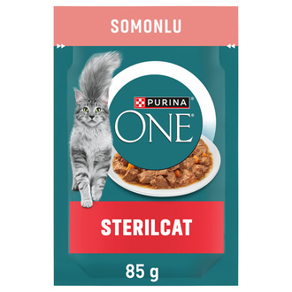 Purina One Somonlu Kısırlaştırılmış Yaş Kedi Maması 85 G