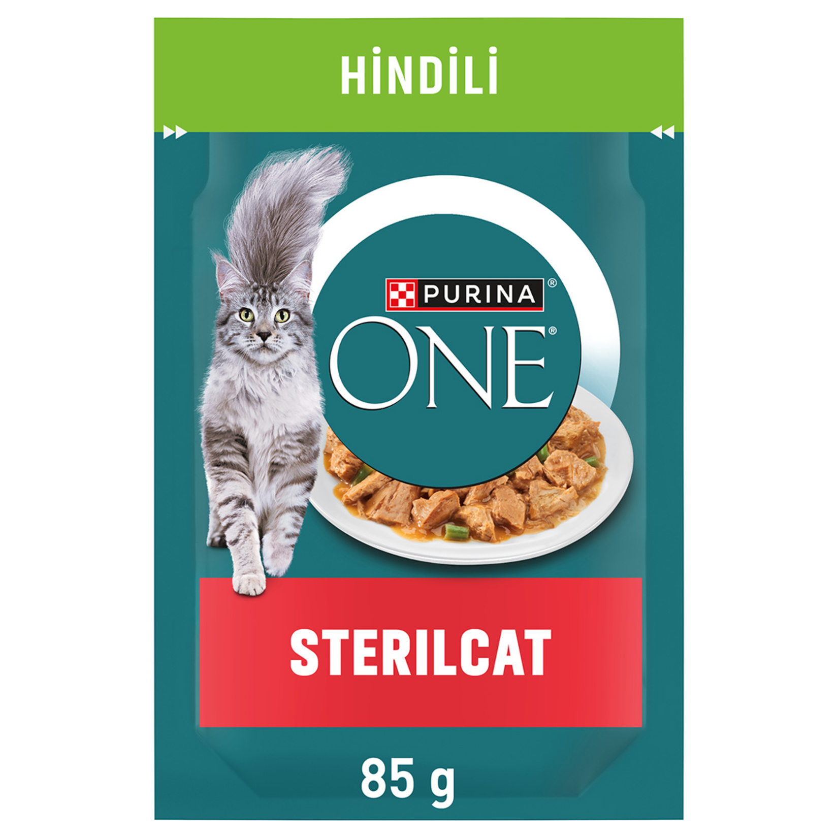 Purina One Hindili Kısırlaştırılmış Yaş Kedi Maması 85 G - Görsel 1